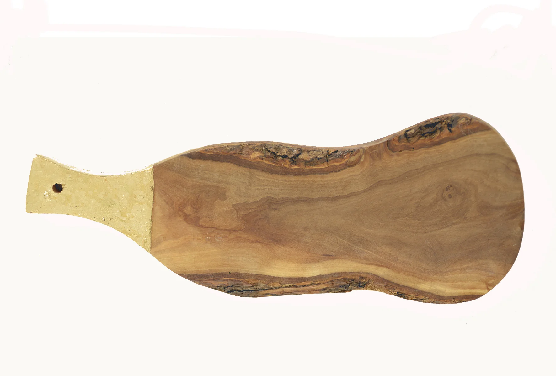 Olive Wood Cheese Board - hand gilded
