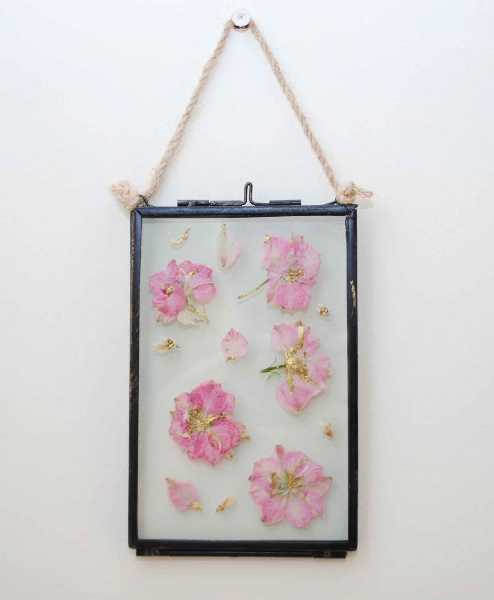 Gilded Pressed Flower Frame VI