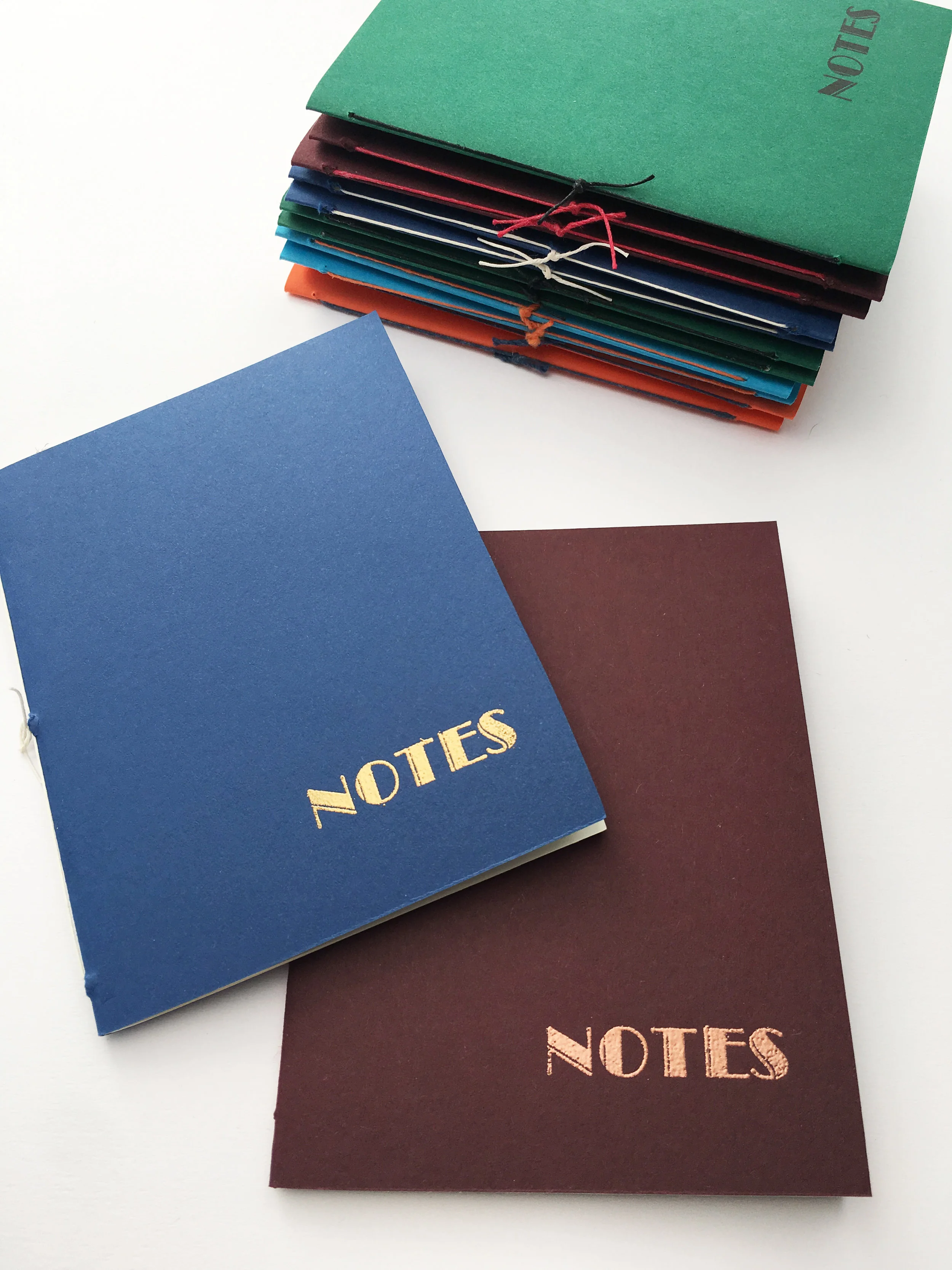 'Notes' hand-bound notebooks