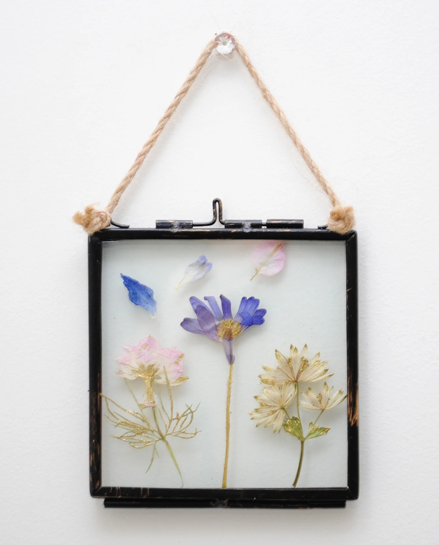 Gilded Pressed Flower Frame XIV