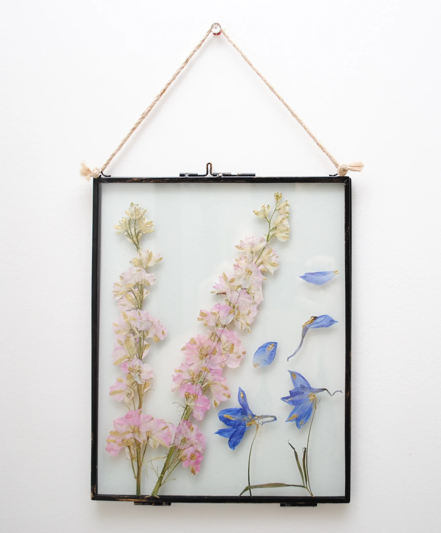 Gilded Pressed Flower Frame XV