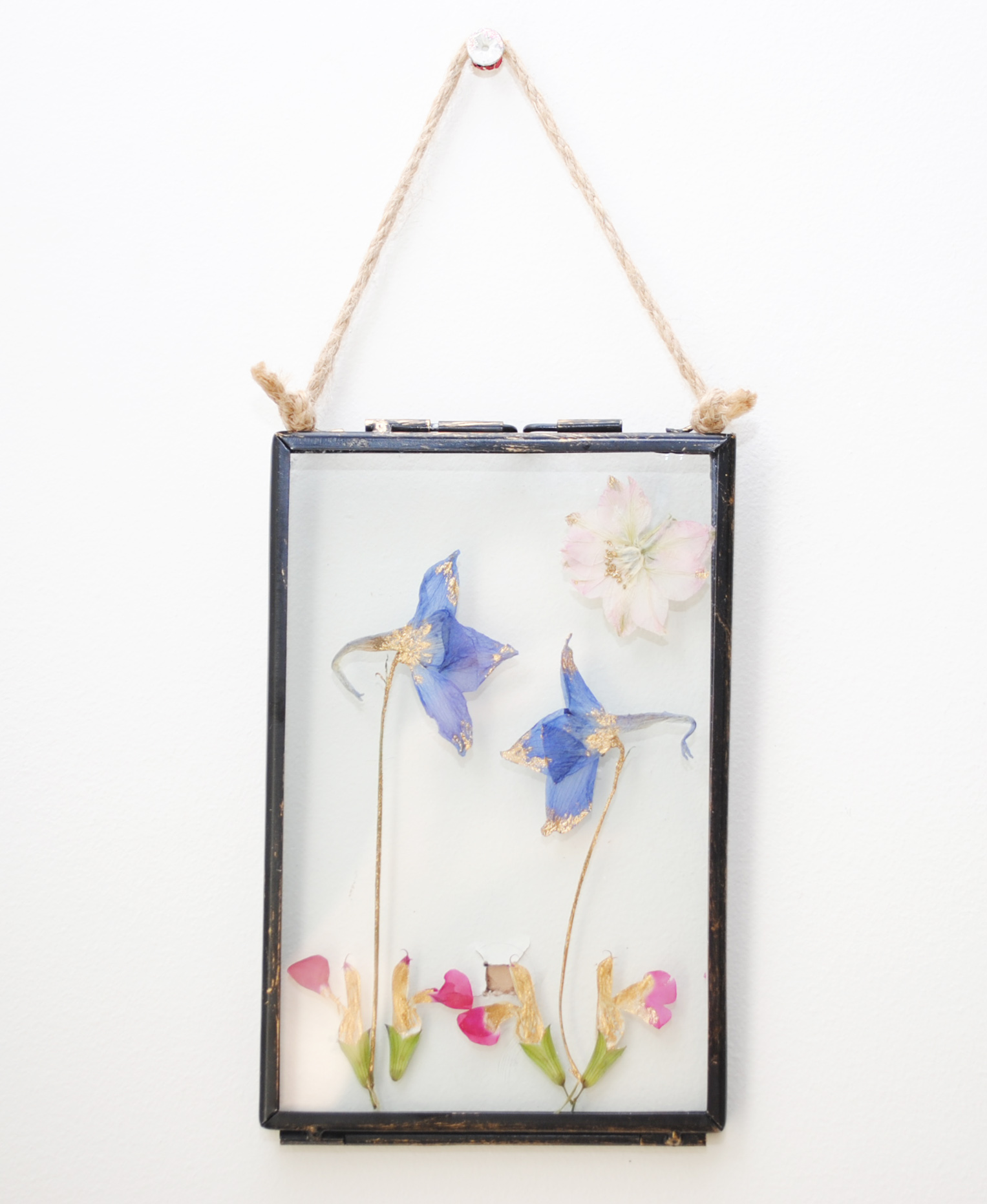 Gilded Pressed Flower Frame XXIII