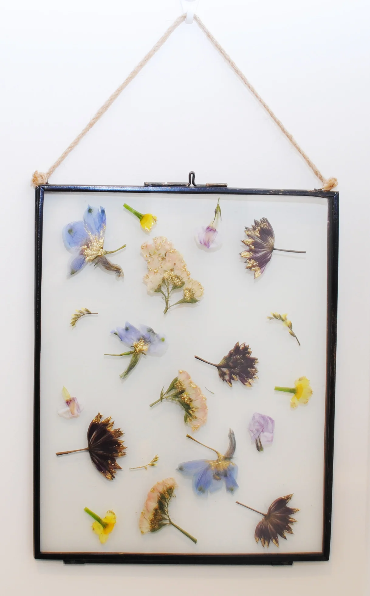 Gilded Pressed Flower Frame XXIII