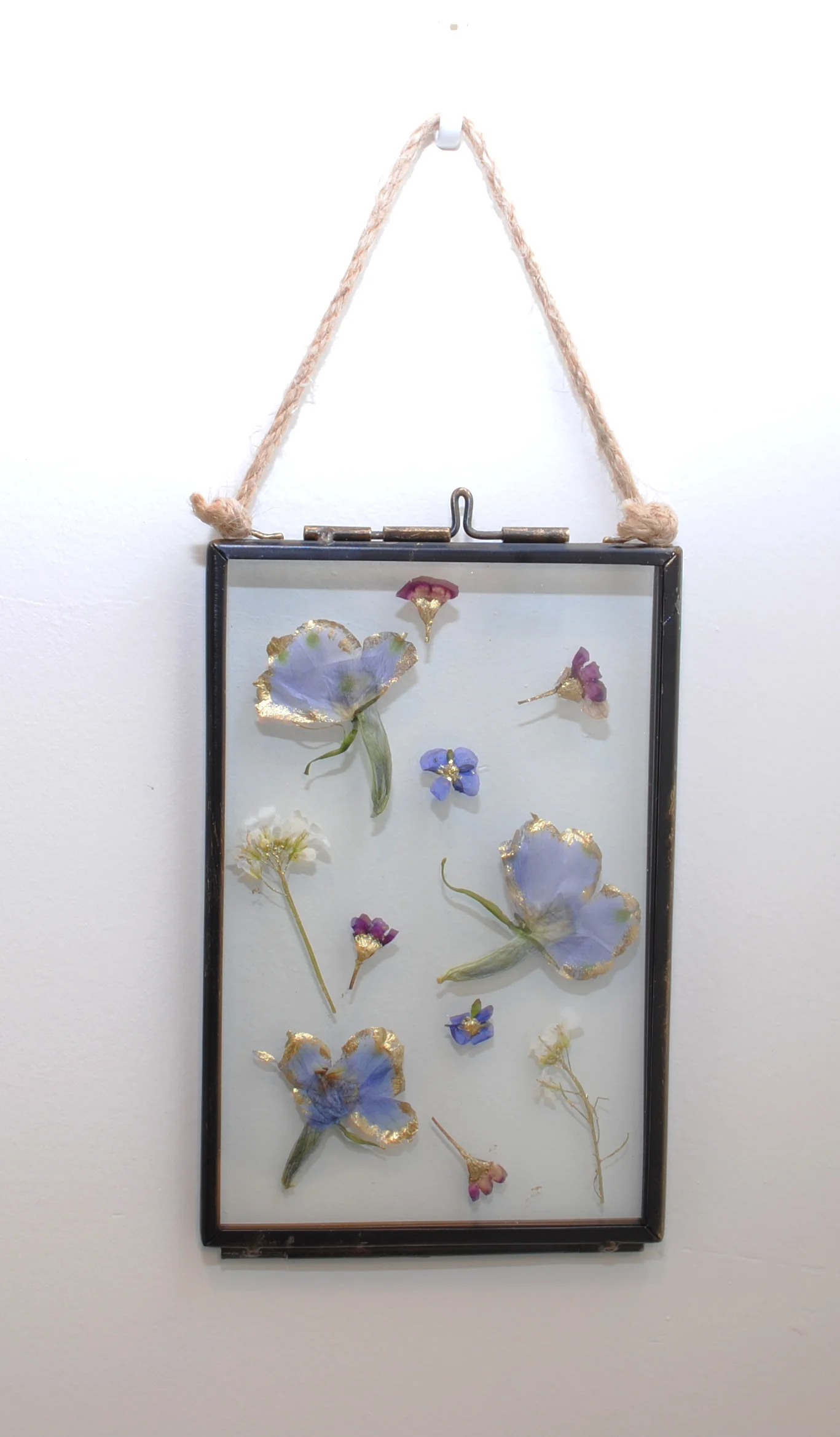Gilded Pressed Flower Frame XXIV