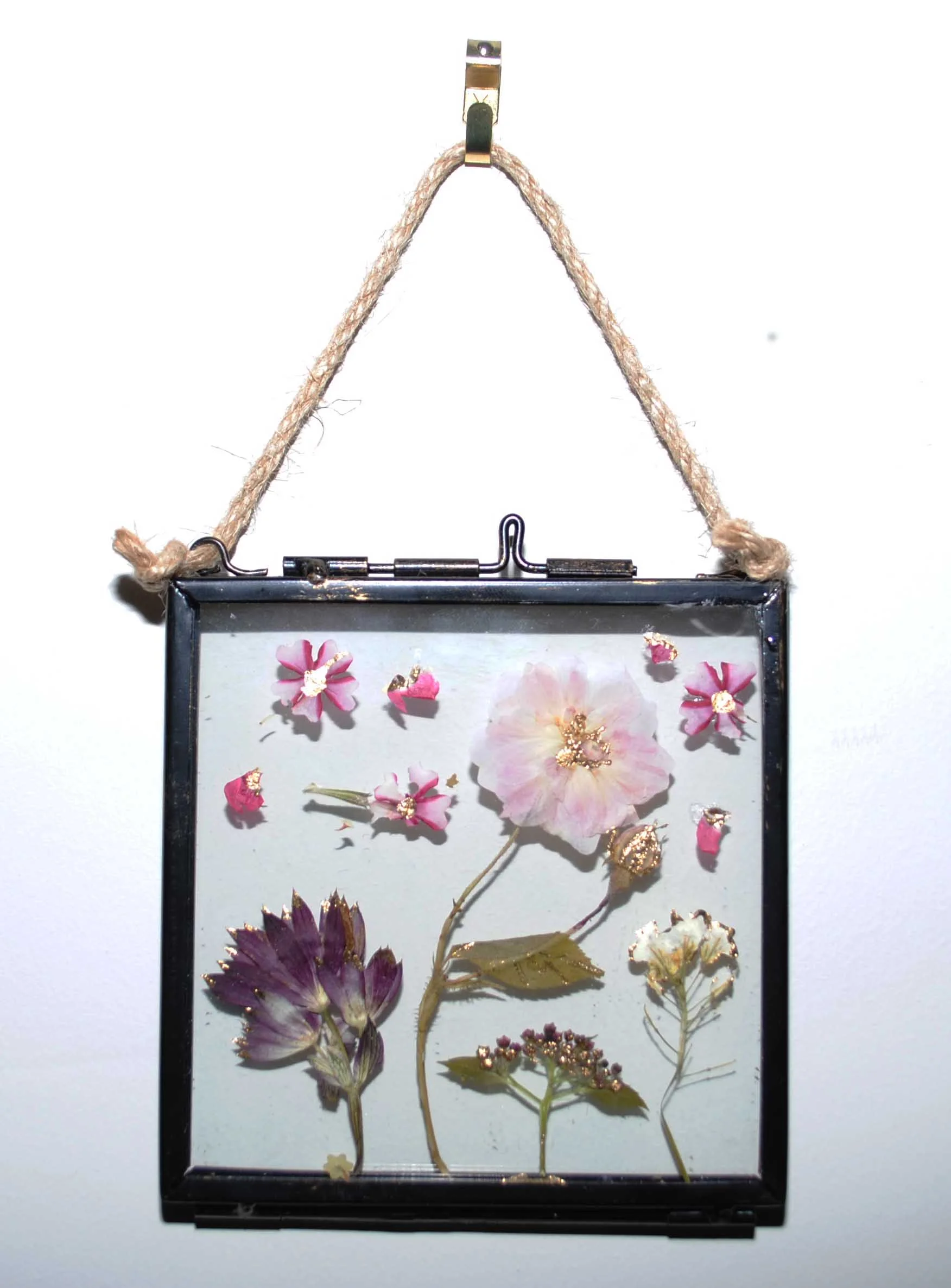 Gilded Pressed Flower Frame XXVII