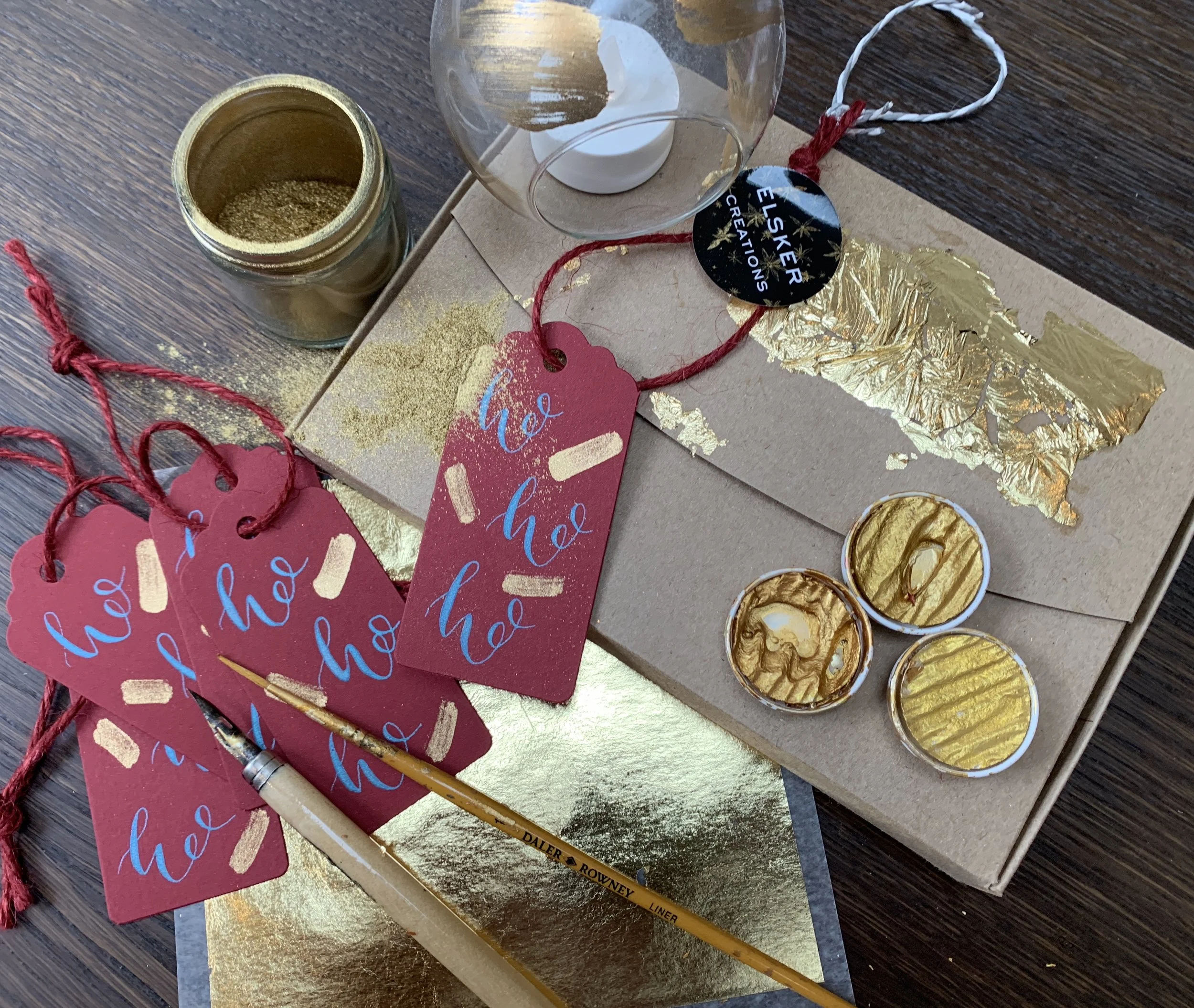 Seasonal Workshop with gold leaf - Wednesday 27th November
