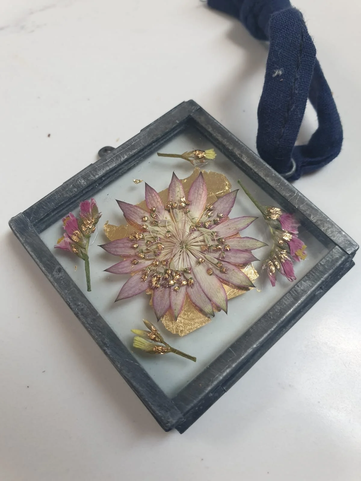 Flower Frame Ornament - Mini III