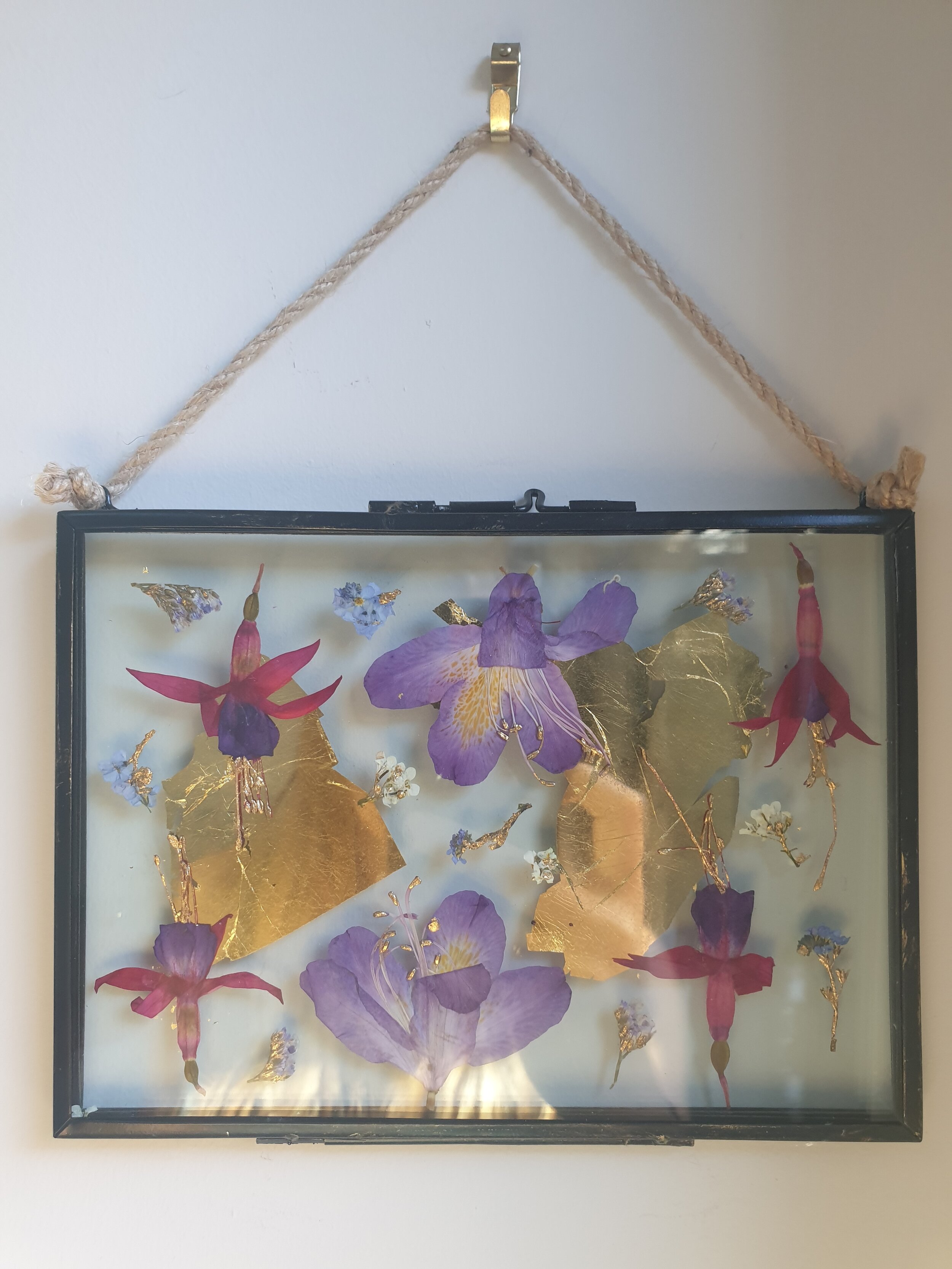 Gilded Pressed Flower Frame LXXII