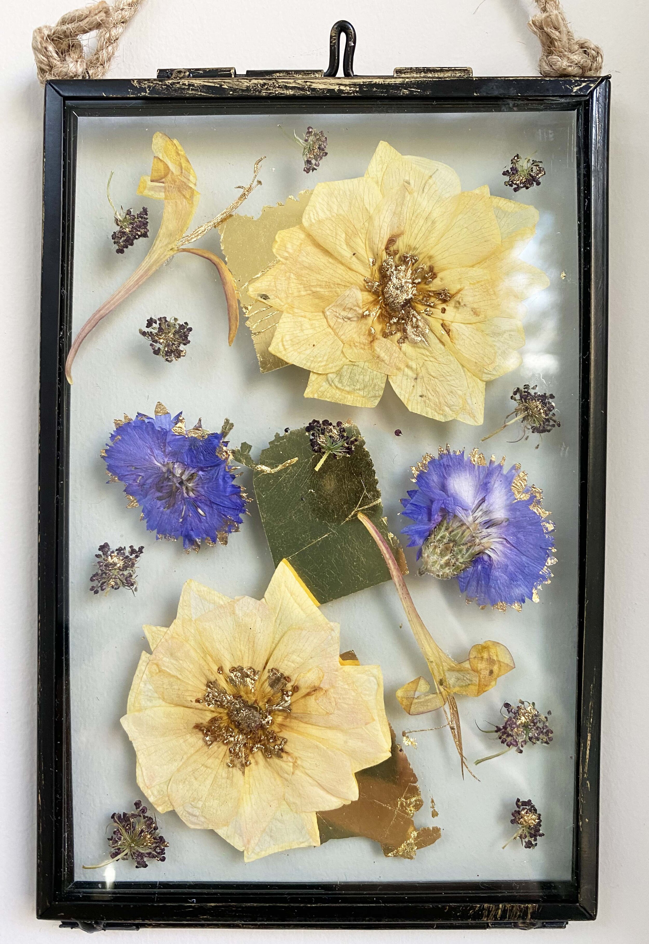 Gilded Pressed Flower Artworks — Elsker Creations
