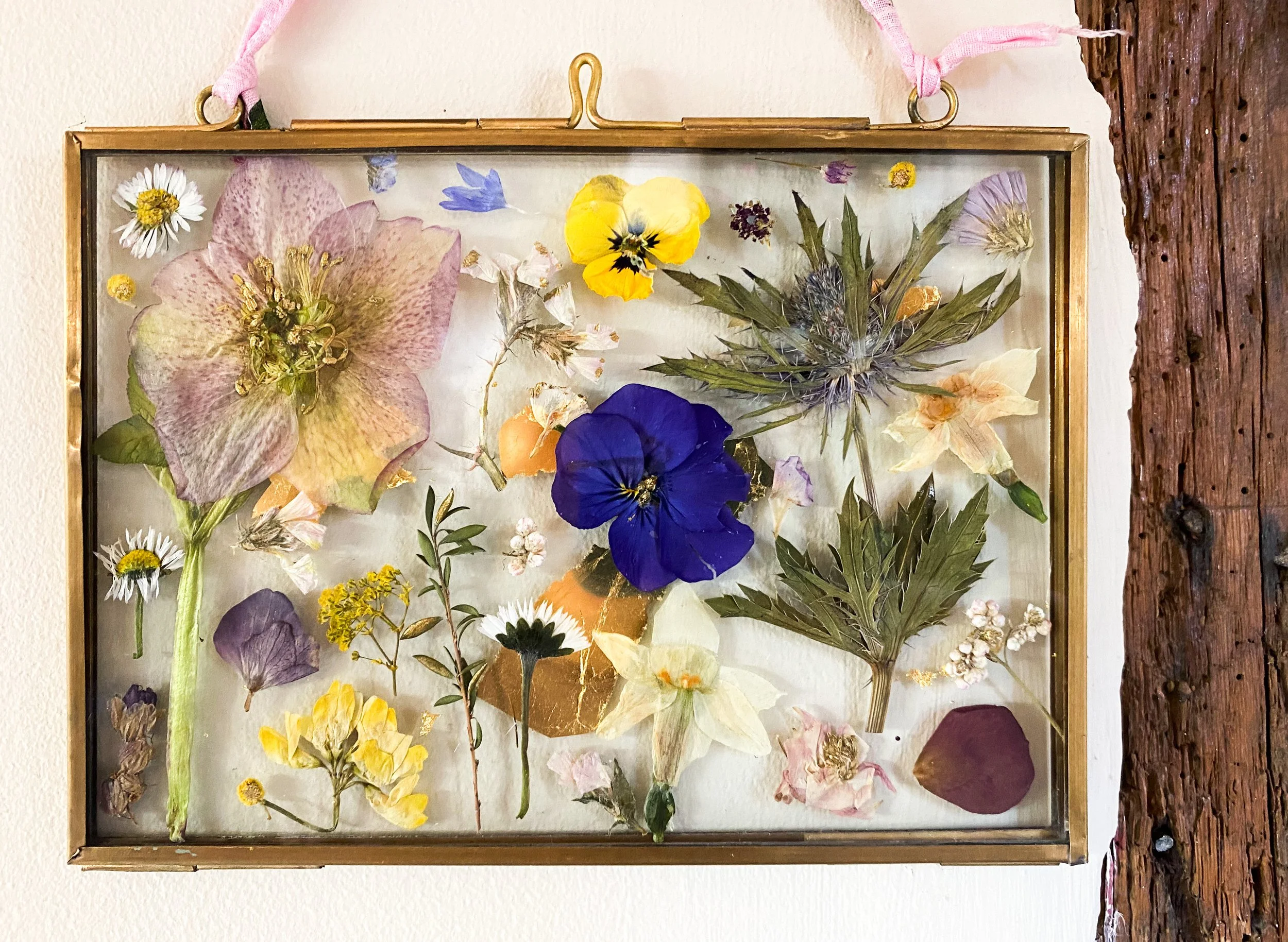Gilded Pressed Flower Frame 2022 IV