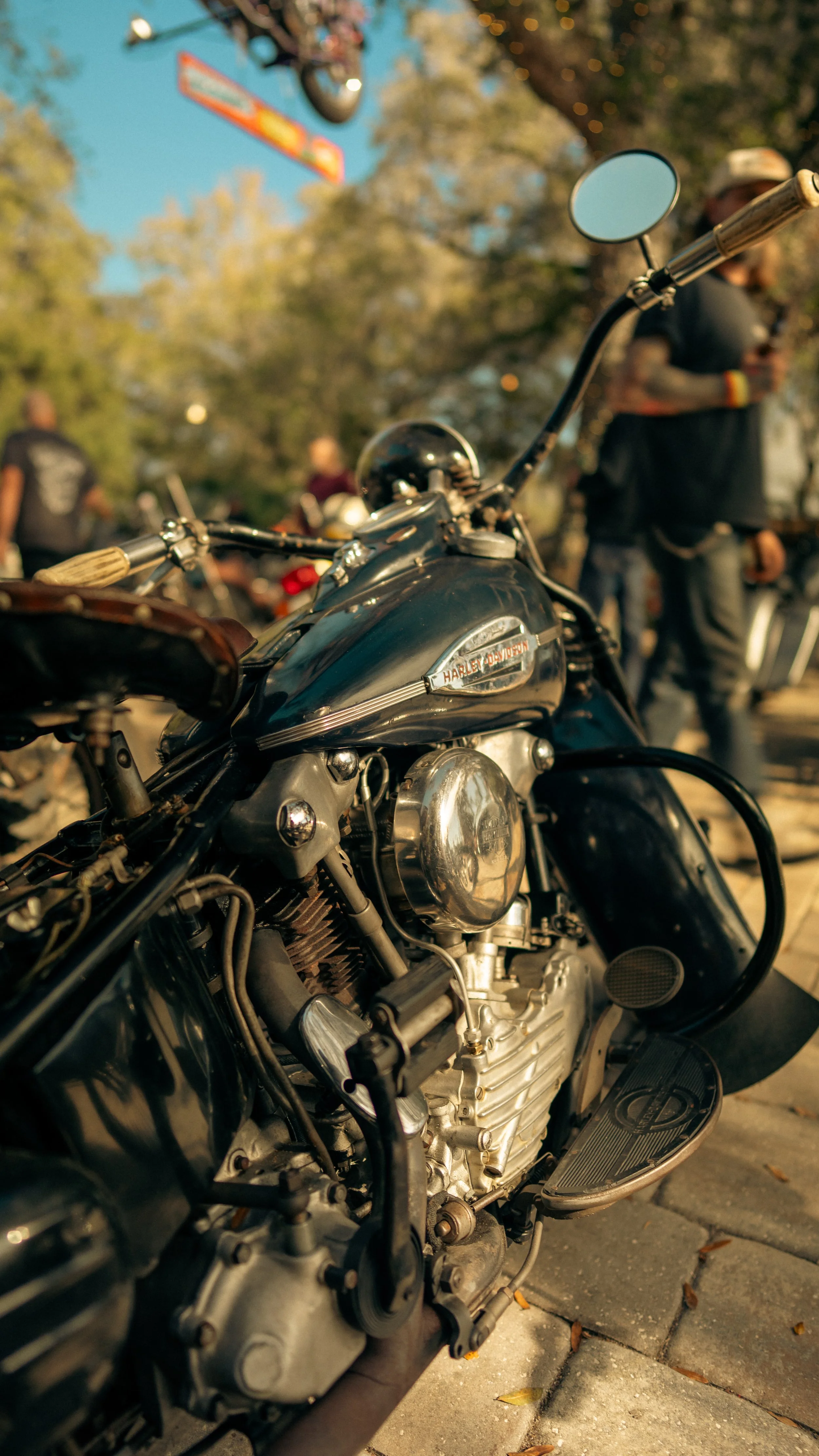 broken spoke vintage motorcycle harley davidson knucklehead flathead shovelhead panhead chopper cry now throw pillow traditional tattoo skeleton goods-31.jpg