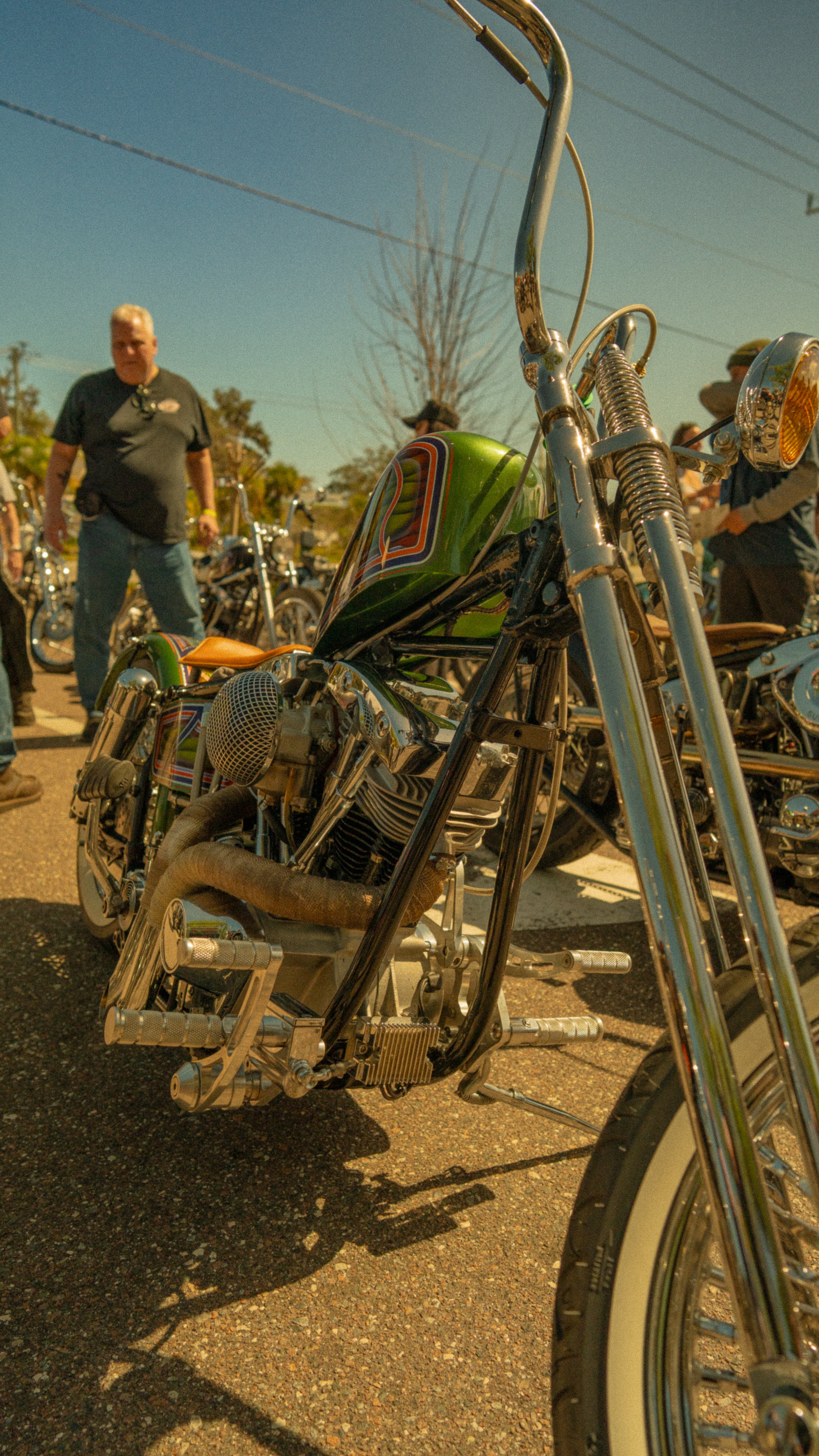 giuseppes steel pizza daytona bike week chopper show vintage motorcycle harley davidson knucklehead flathead shovelhead panhead chopper cry now throw pillow traditional tattoo skeleton goods-17.jpg