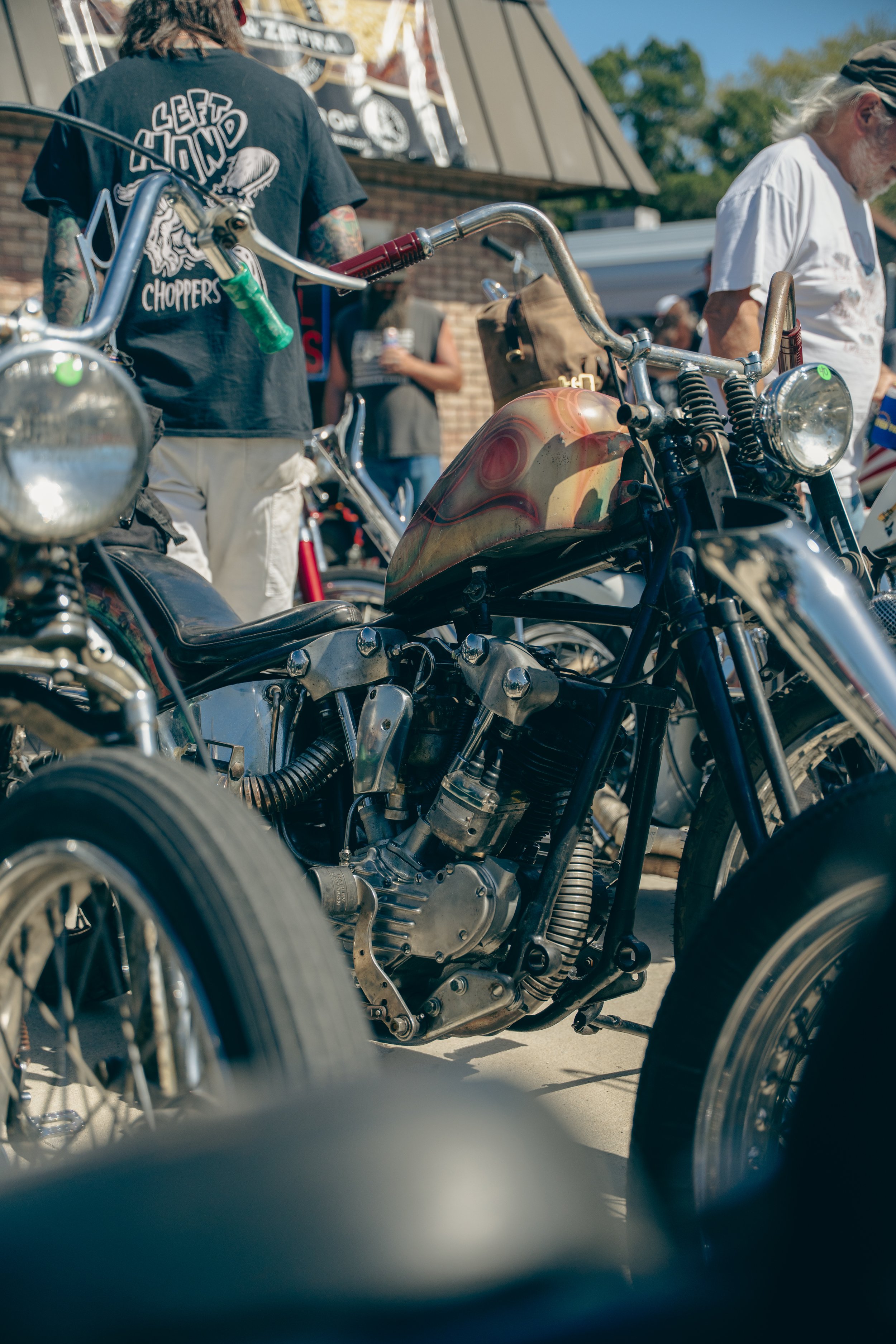 willies tropical tattoo chopper time daytona bike week 2026 bike week chopper show vintage motorcycle harley davidson knucklehead flathead shovelhead panhead chopper cry now throw pillow traditional tattoo skeleton goods-42.jpg