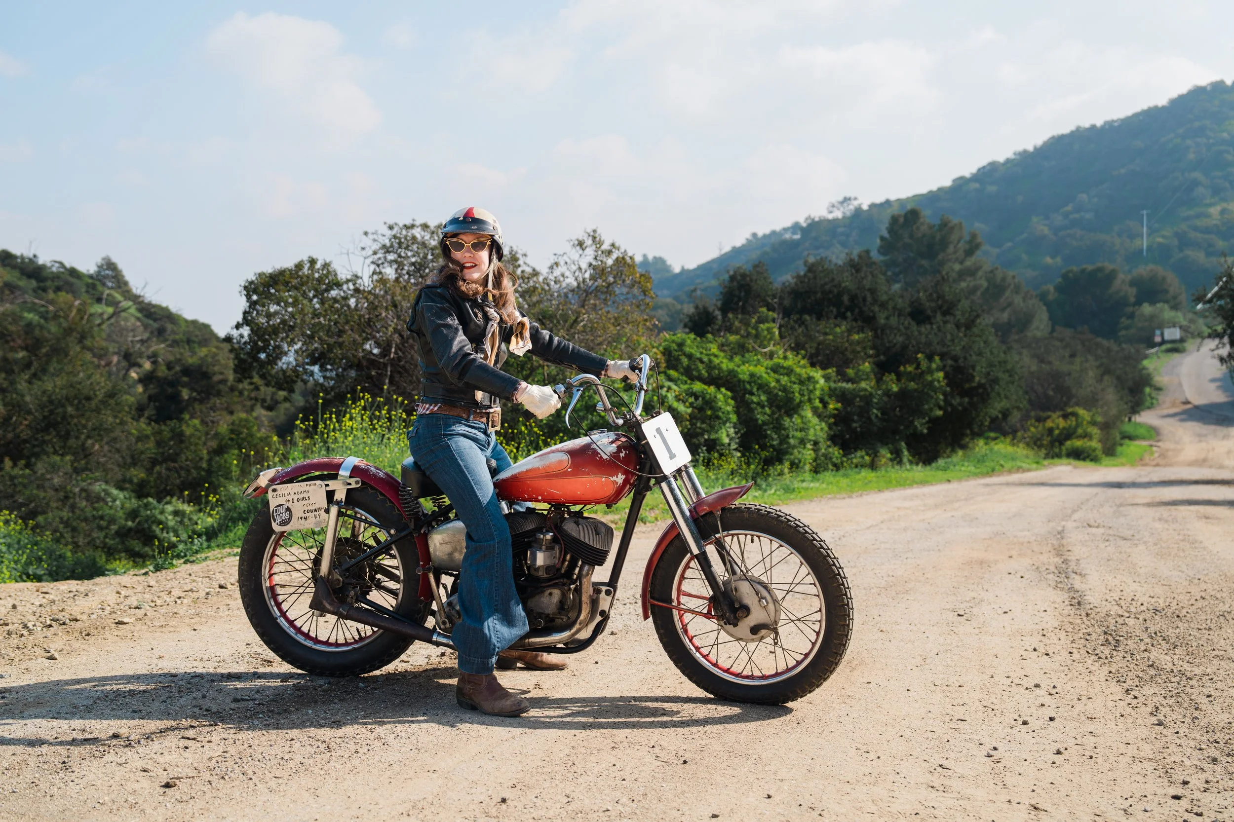 brittney olsen for indian motorcycle