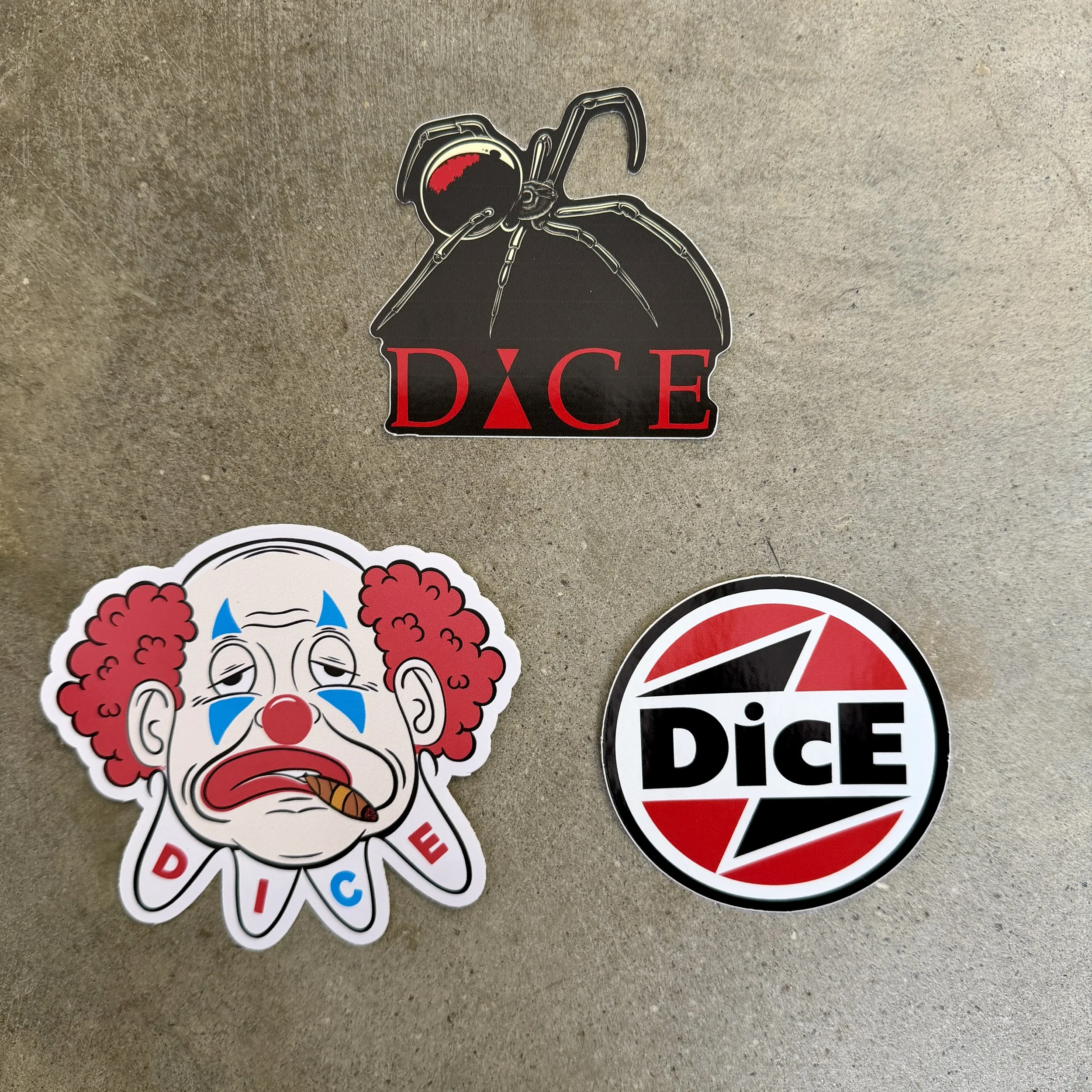 Assorted DicE Sticker pack