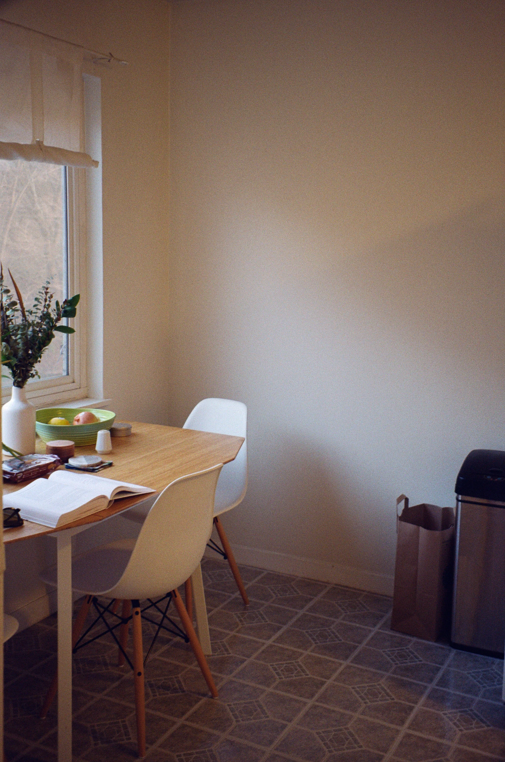 Dining Table: IKEA , Dining Chairs: Poly and Bark