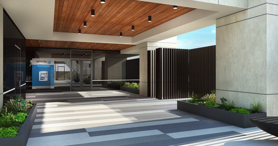Exterior Courtyard renovation- modern and spacious, fitting for its purpose.