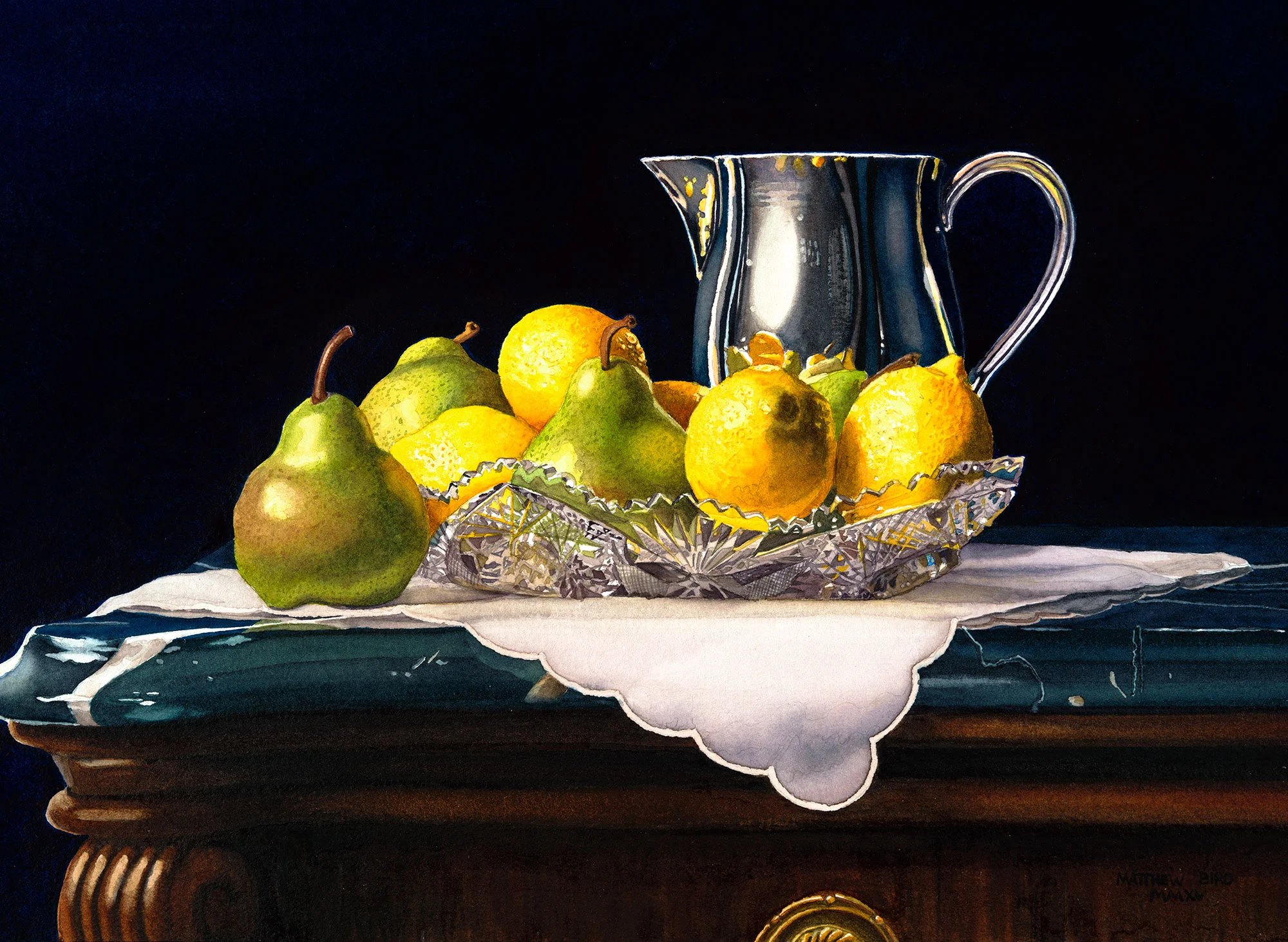 Still Life with Lemons and Pears
