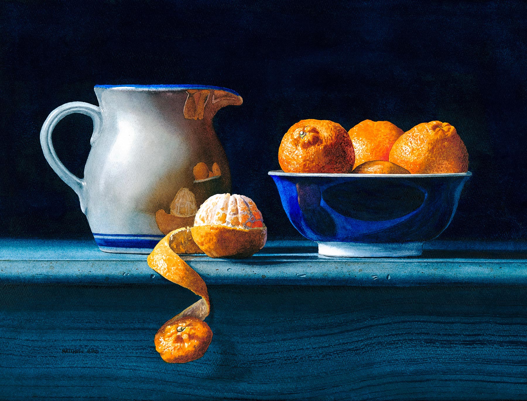 (SOLD) Clementines with Pitcher