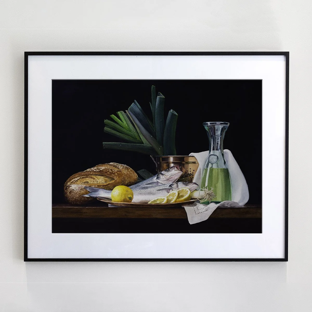 Original Art: Bread, Fish, Wine
