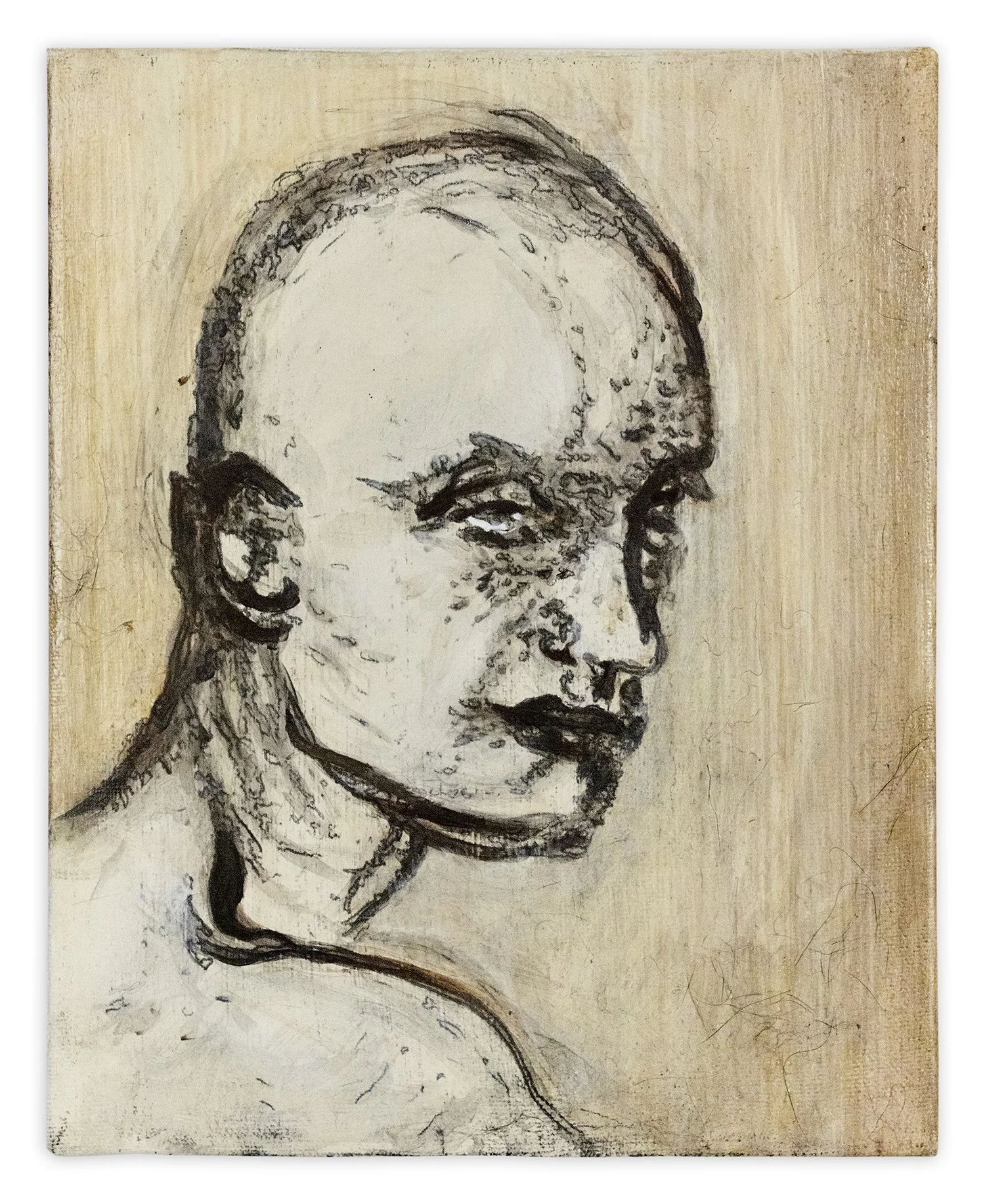 Untitled, 2016, Acrylic on canvas, 8" x 10" 