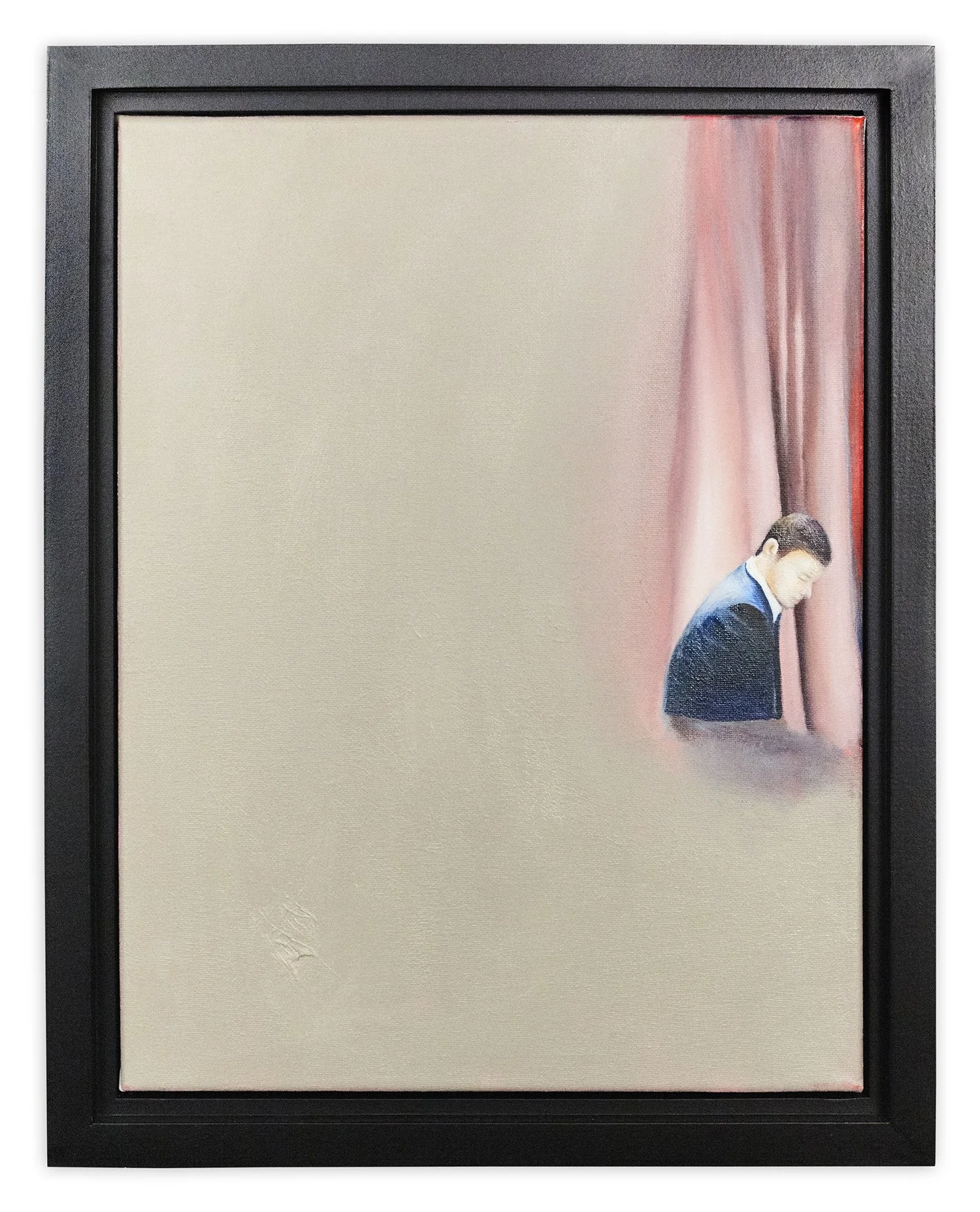 Untitled, 2016, Oil and acrylic on canvas, 16" x 20" 