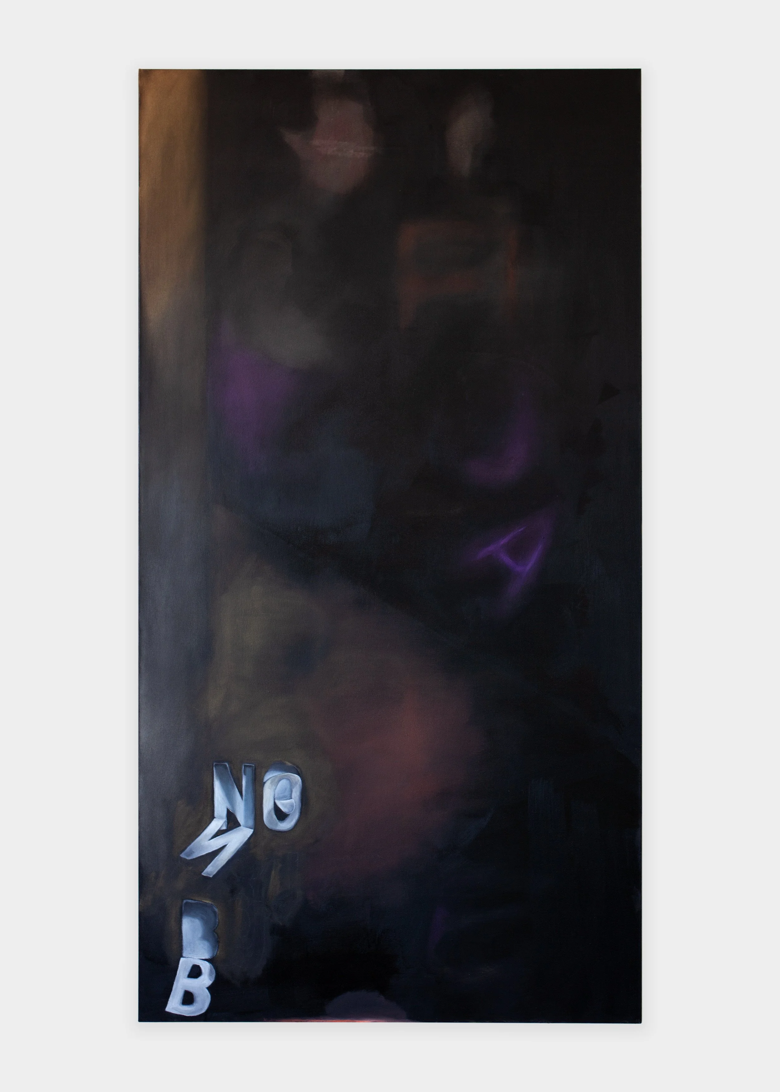  NO B, 73 x 38.5 inches, Oil on canvas, 2023 