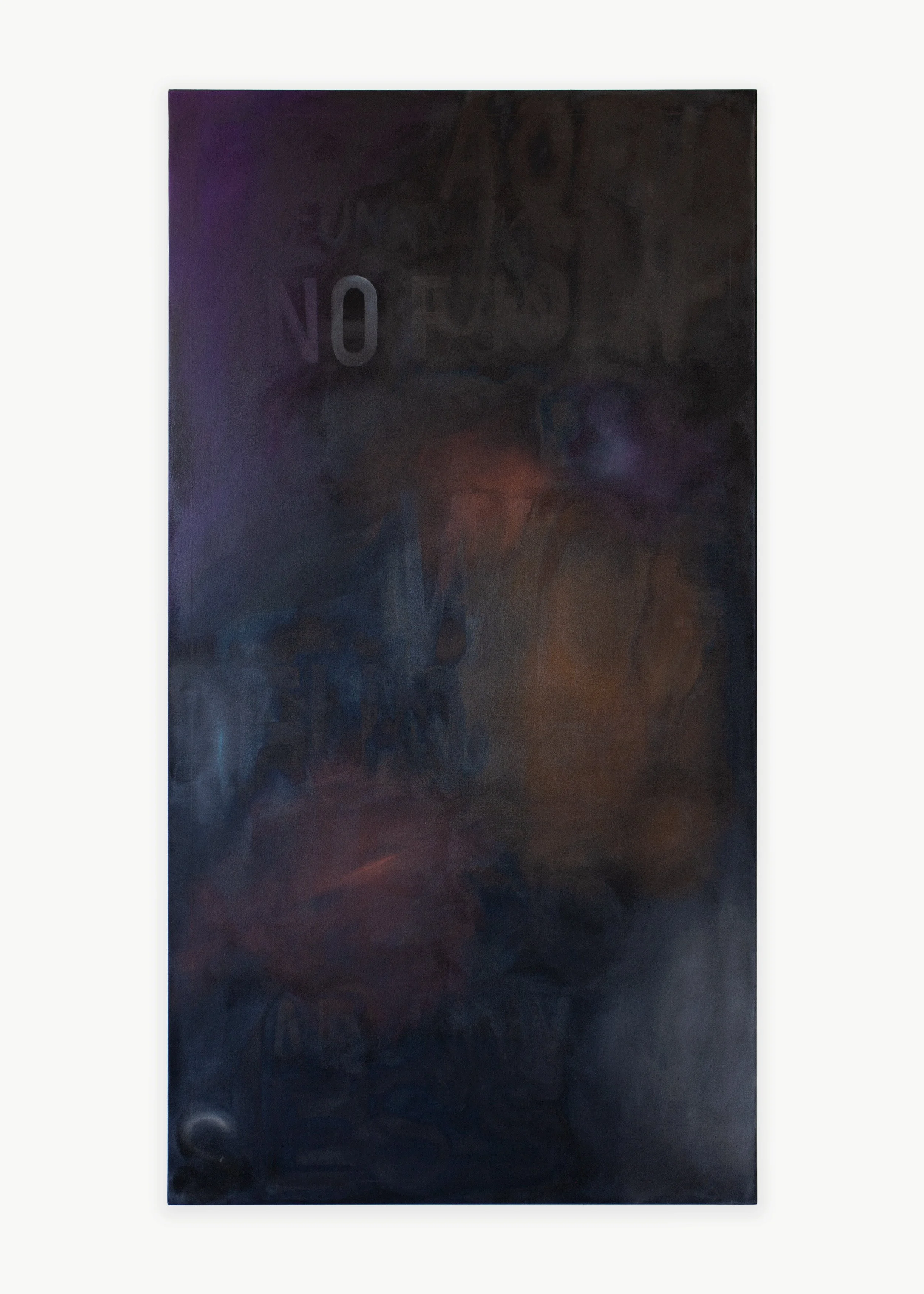  Endless Refusal, 73 x 38.5 inches, Oil on canvas, 2021 