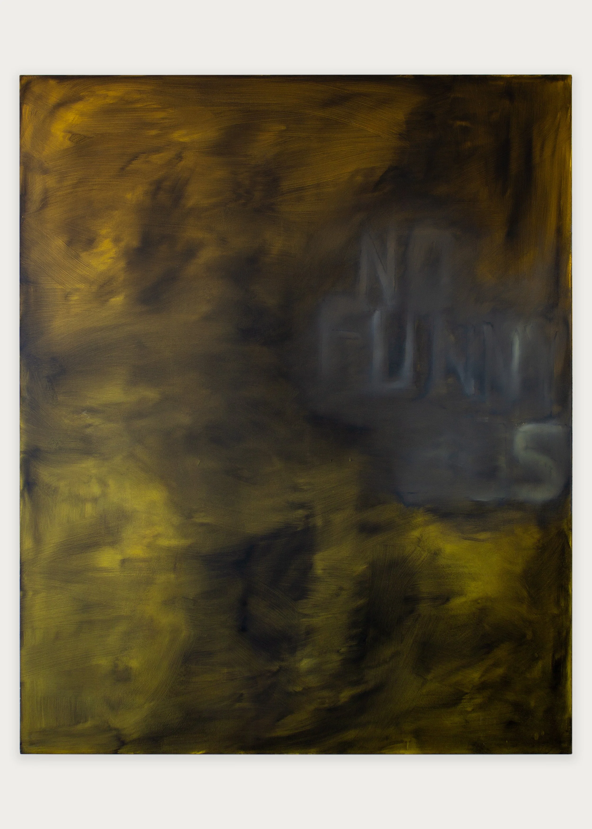  No Funny Business, 74 x 60 inches, Oil on canvas, 2021 