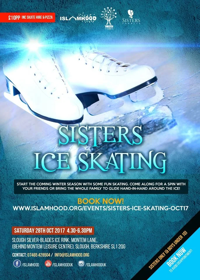 Sisters Ice Skating