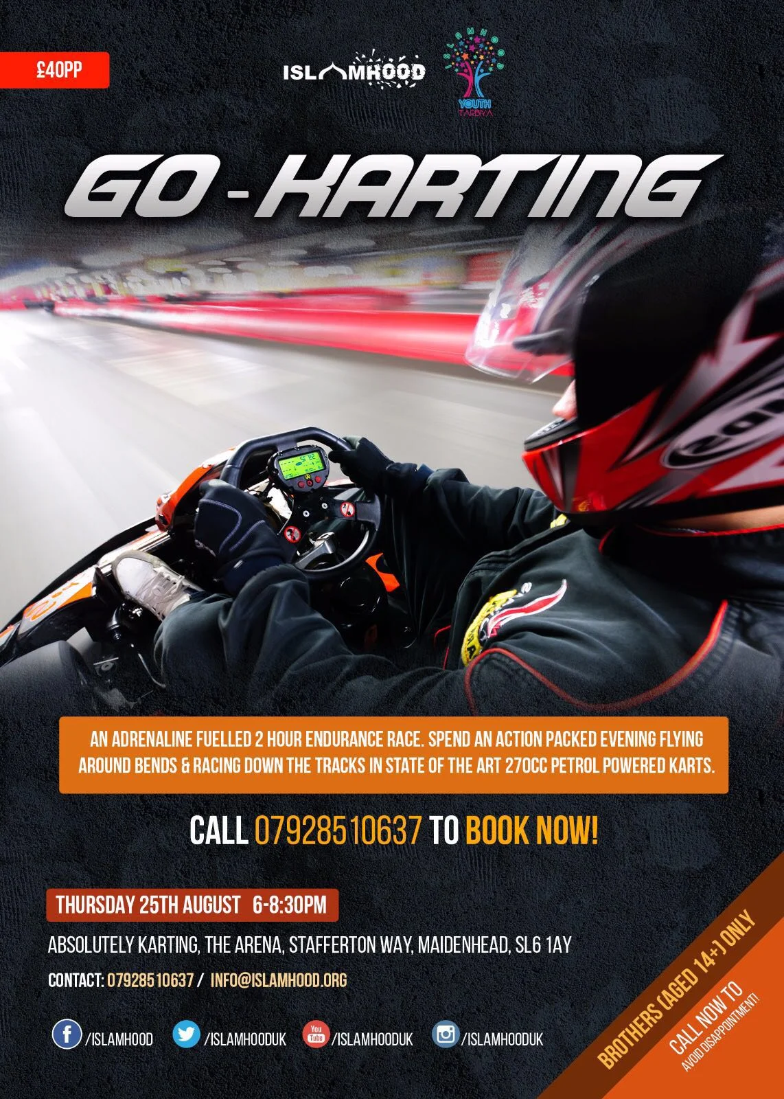 Brothers Go-Karting