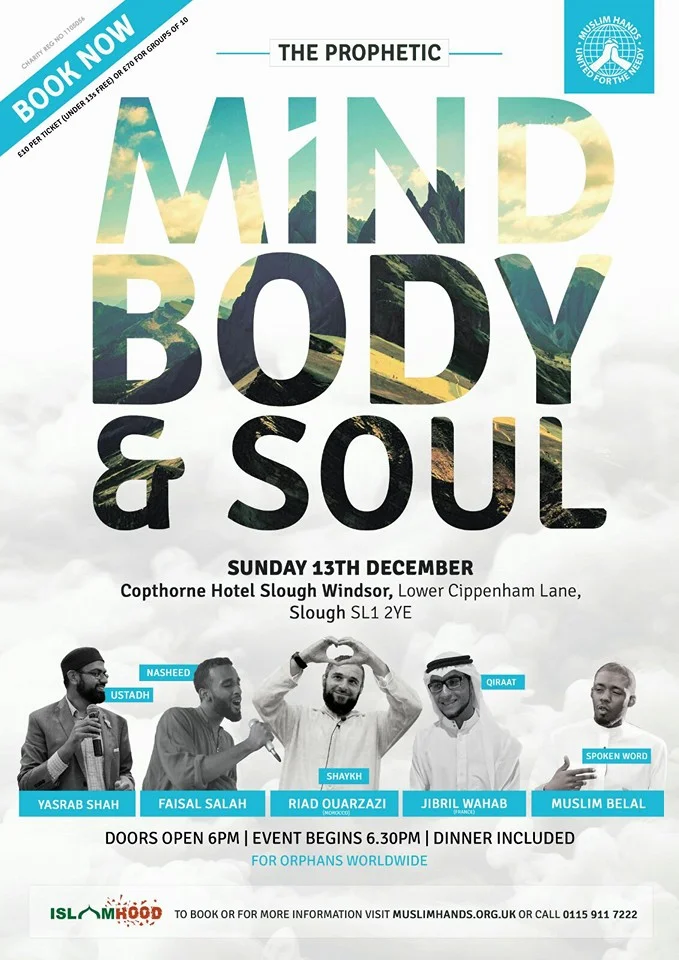 The Prophetic Mind, Body & Soul - Charity Dinner