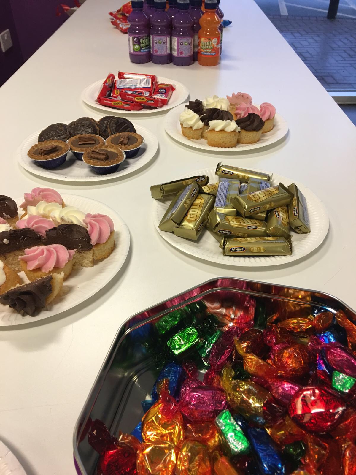 Sweet treats during the break