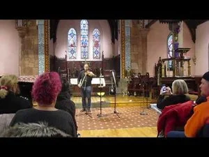 Violinist, Gerald Lucas plays Bach's Chaconne@historic Grace Church