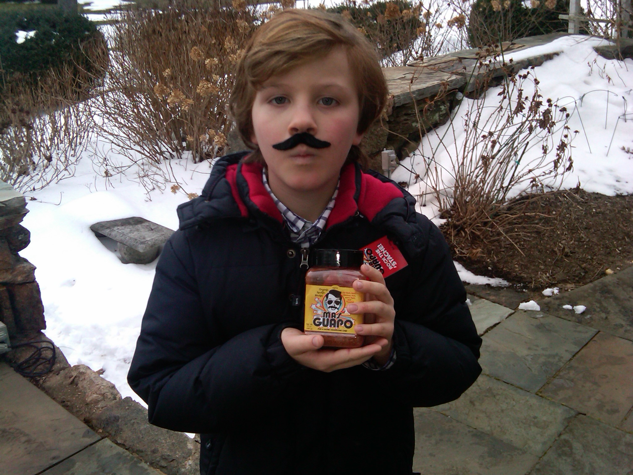   That's a pretty macho 11 year old.&nbsp; Be sure to wear that 'Stache to back to school.  