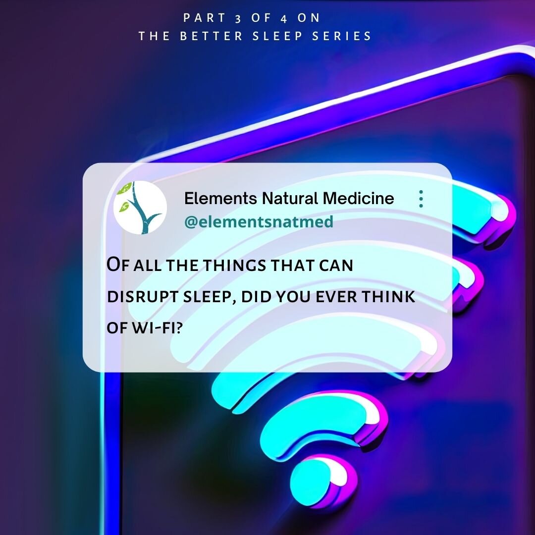 Most people don&rsquo;t do this 👇

Of all the things that can disrupt sleep, did you ever think of wi-fi? 

The wi-fi router sends constant invisible signals throughout your home&mdash;increasing your family&rsquo;s exposure to electromagnetic field