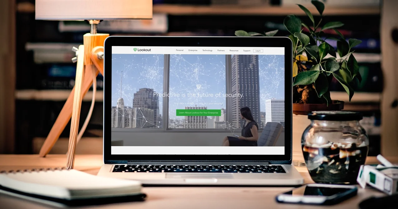 Website redesign launched at Lookout in 2015, paving the way for demand generation for new enterprise mobile security line of business
