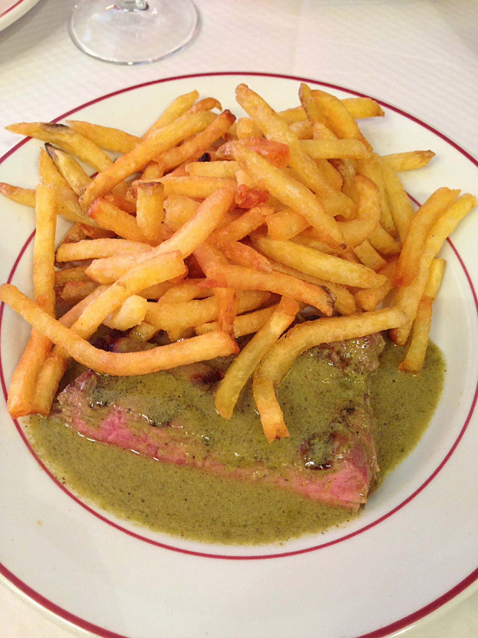 The famous steak and fries!