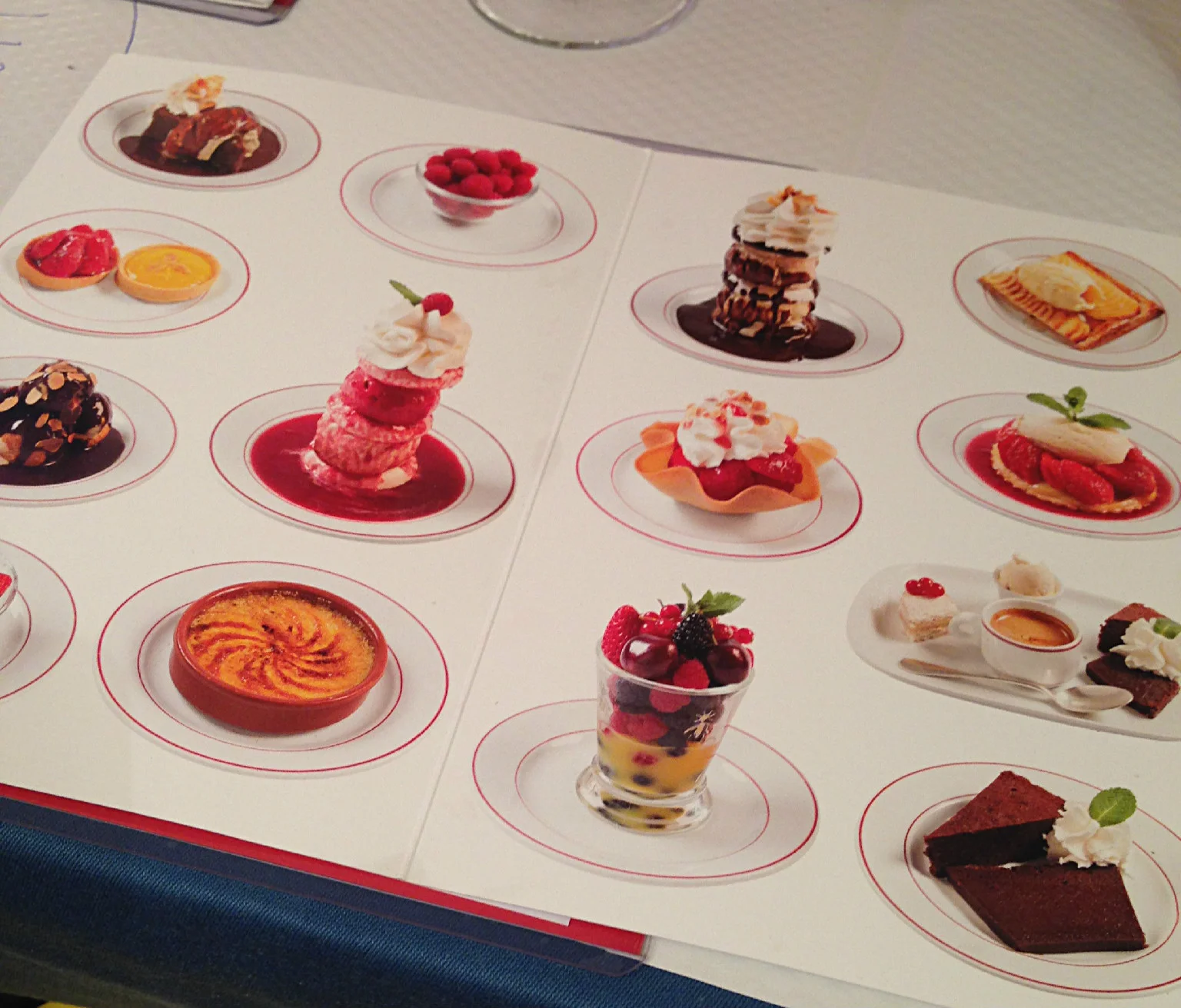 Dessert Menu