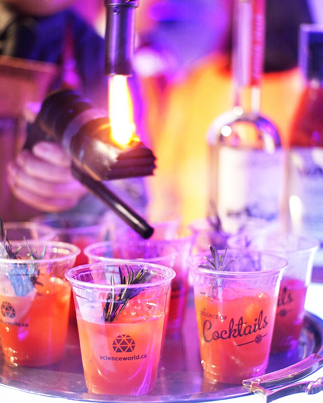 Smoked Caesar: Roots & Wings vodka, spice, Walter Craft Caesar Mix.