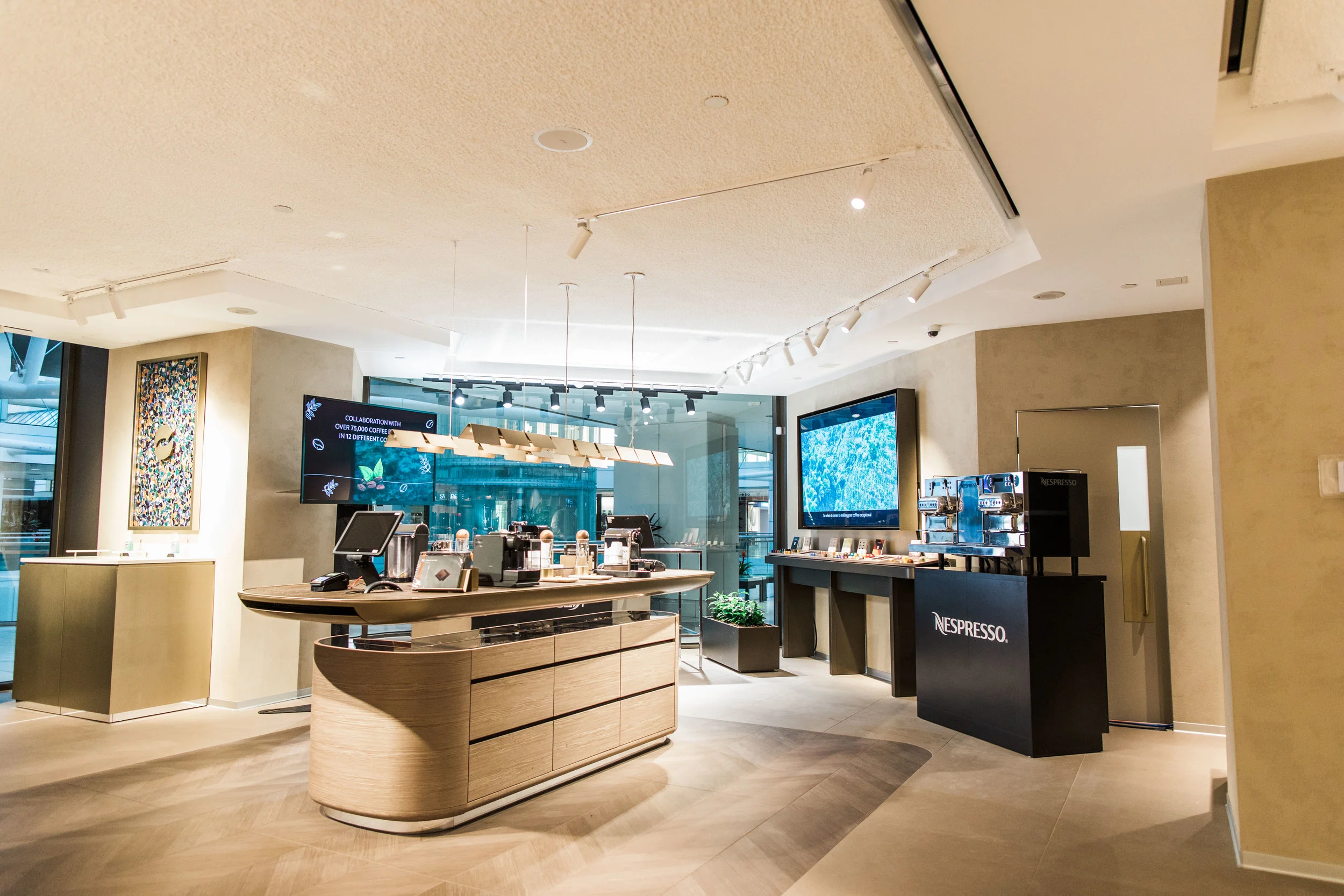 Nespresso's new Vancouver Boutique.