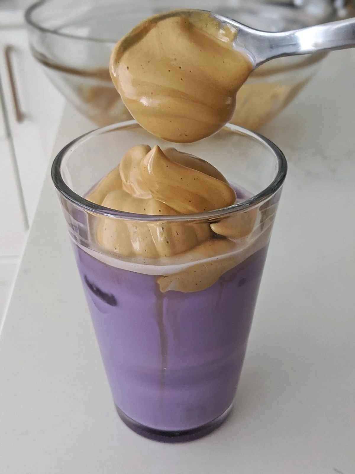 UBE Dalgona Coffee Recipe — FoodieGram