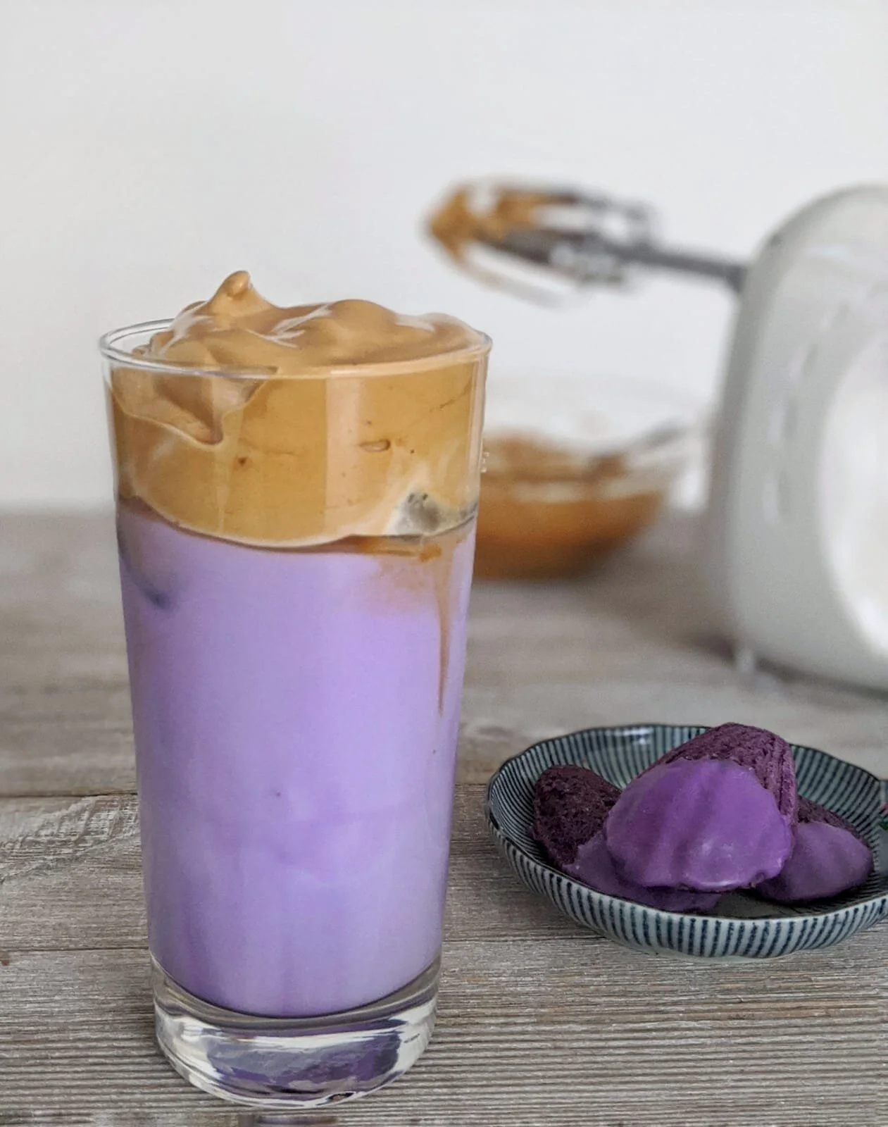 UBE Dalgona Coffee Recipe