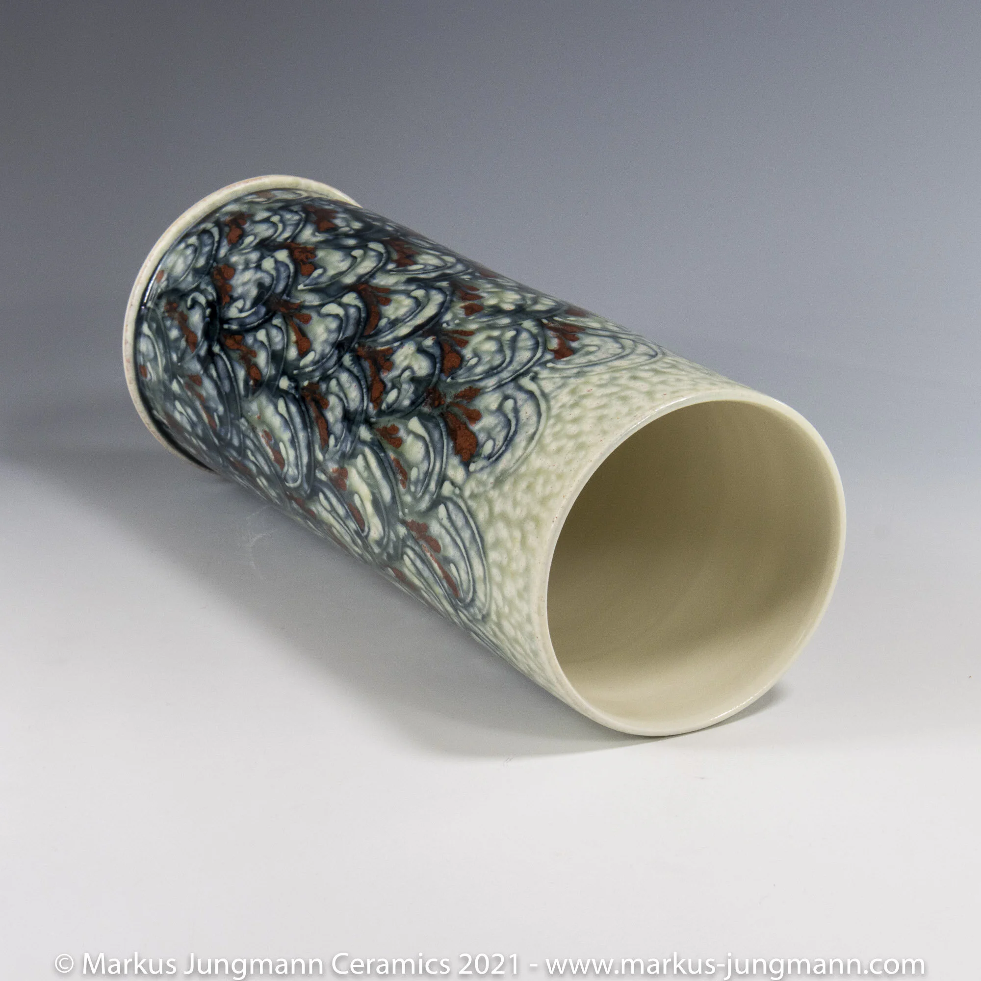 inside Vase, Atlantic Series II ~ 28.5 cm high 