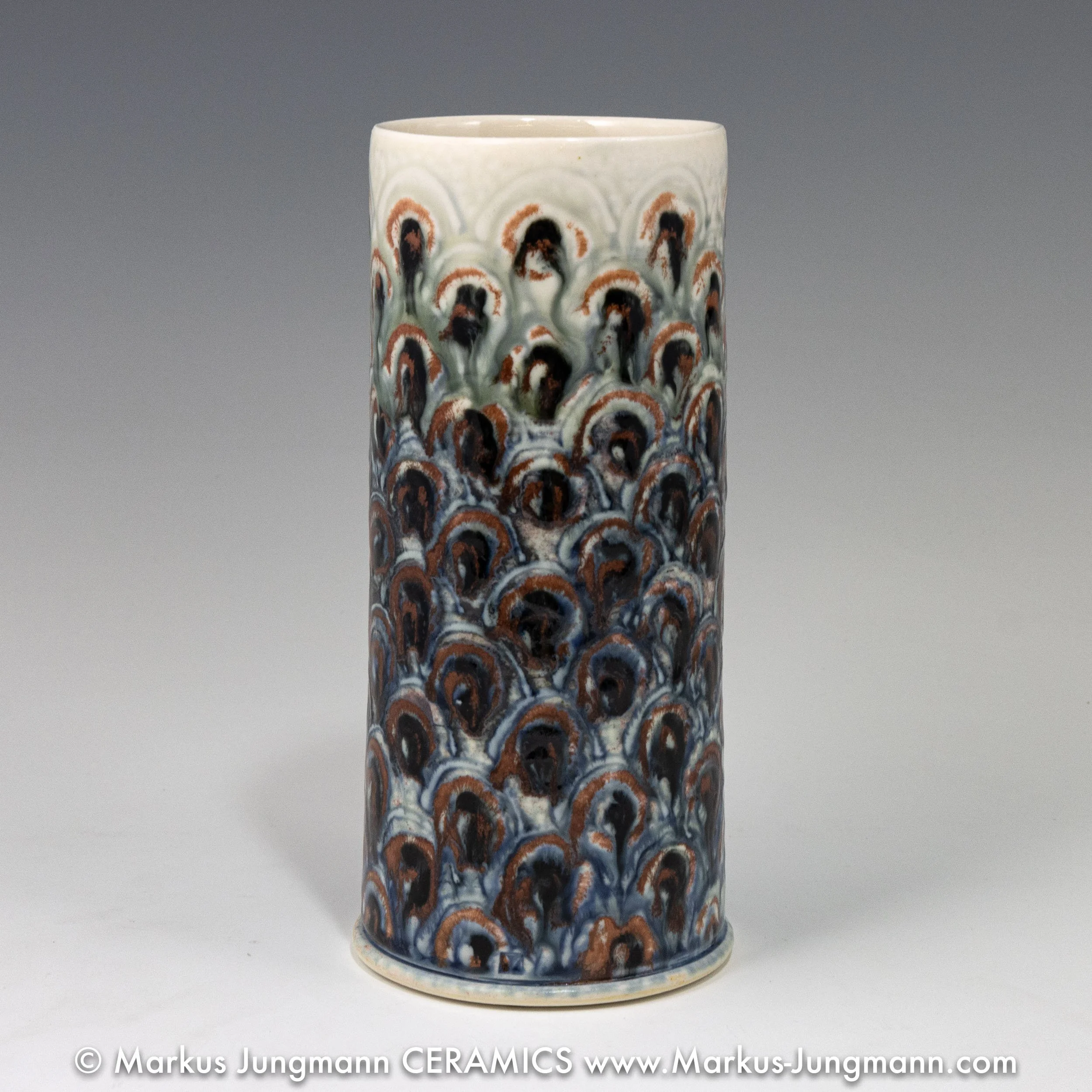Vase, Atlantic Series, porcelain ~20 cm high