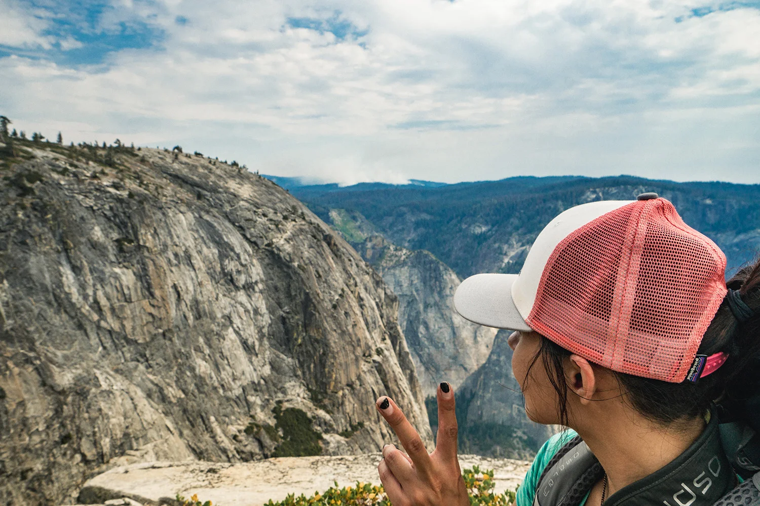 Our first glimpse of El Capitan