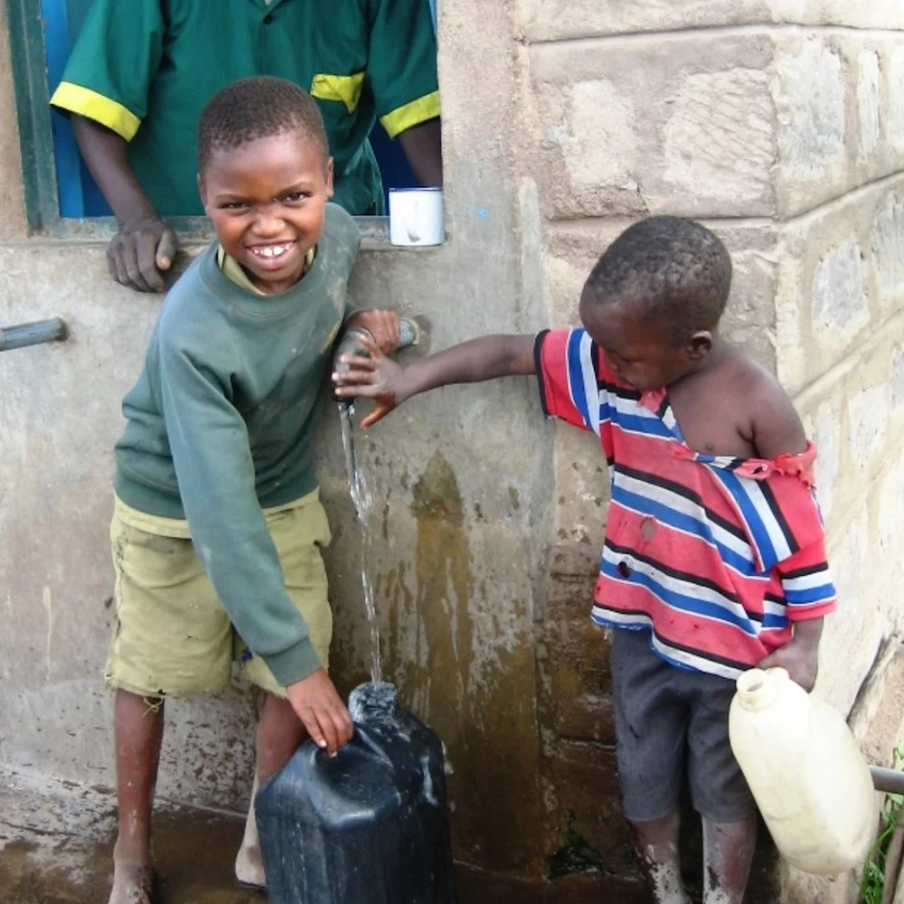 A pipeline of clean water connected to communities