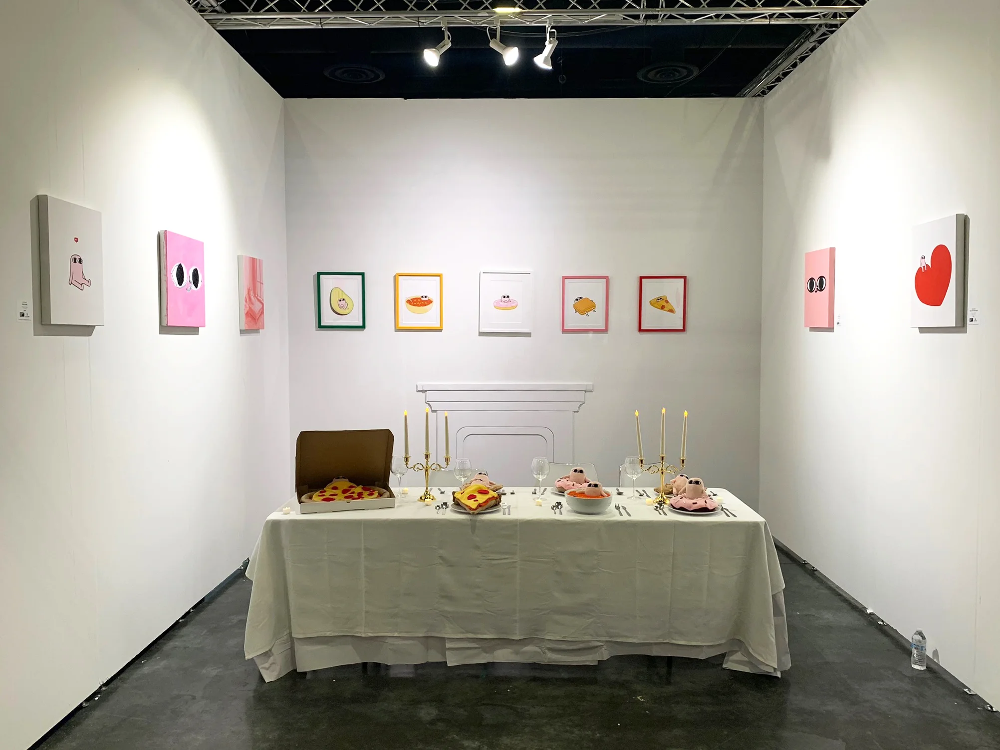 Ketnipz' original paintings and limited edition prints exhibited at Art Palm Beach 2019