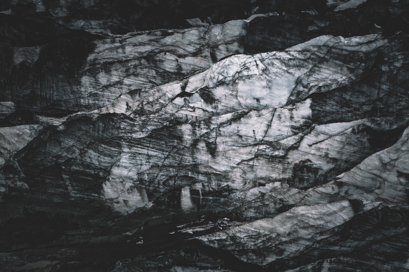 Black and Blue Walls 2019 C-Print The Highlands, Iceland