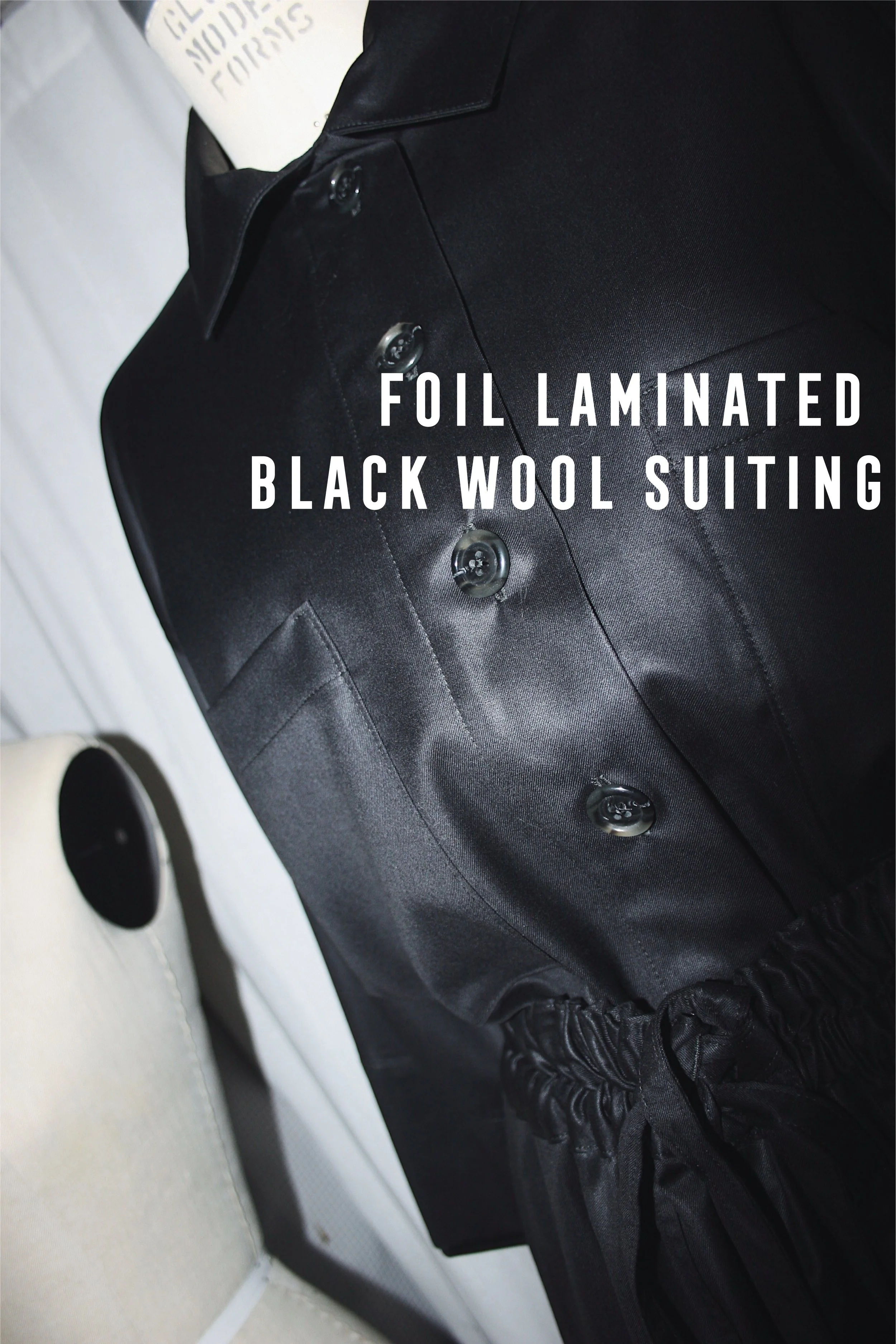 Foil Laminated Black Wool Suiting.jpg